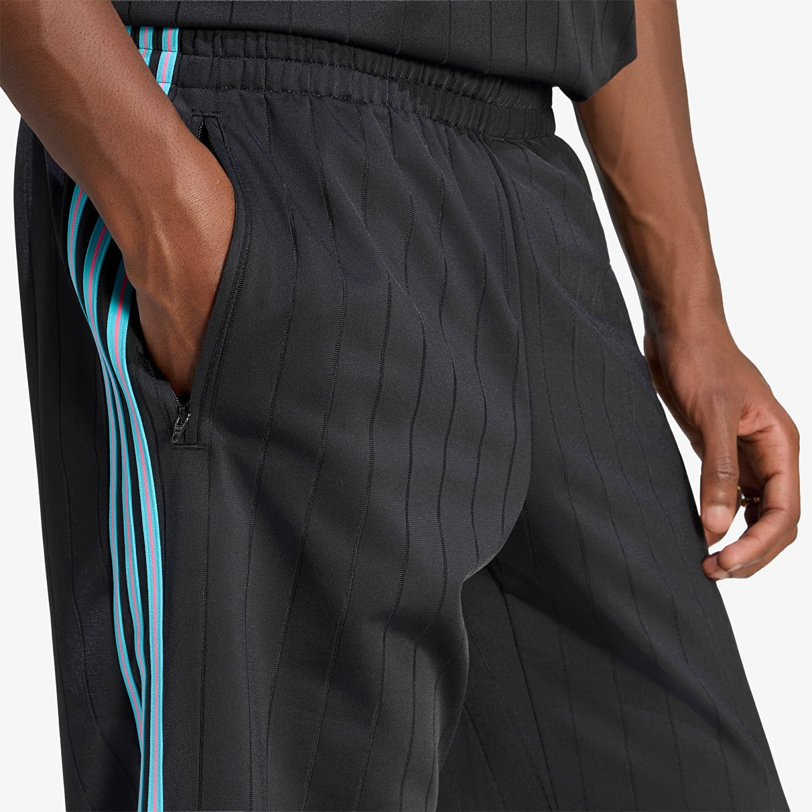 Tepláky adidas Firebird Drop Needle Track Tracksuit Bottoms Black