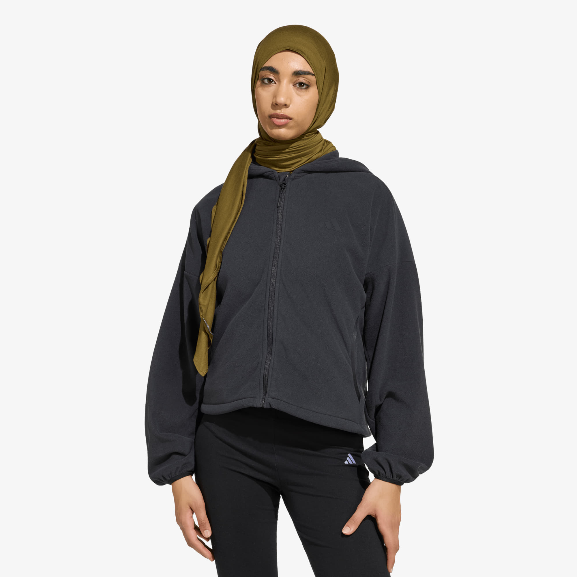 Суитшърт adidas W Ct Gl Halo Fz Black L