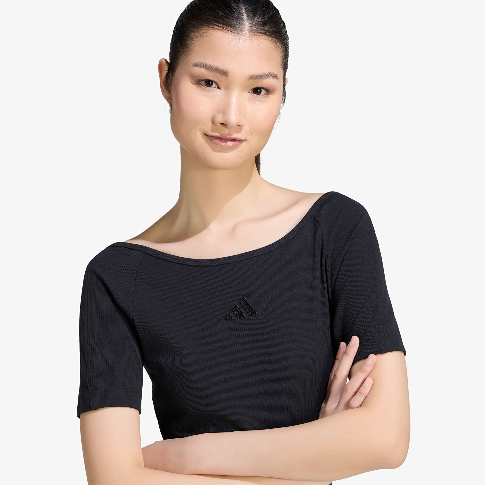 Dámske šaty adidas W Ak Sl Rib Dre Black