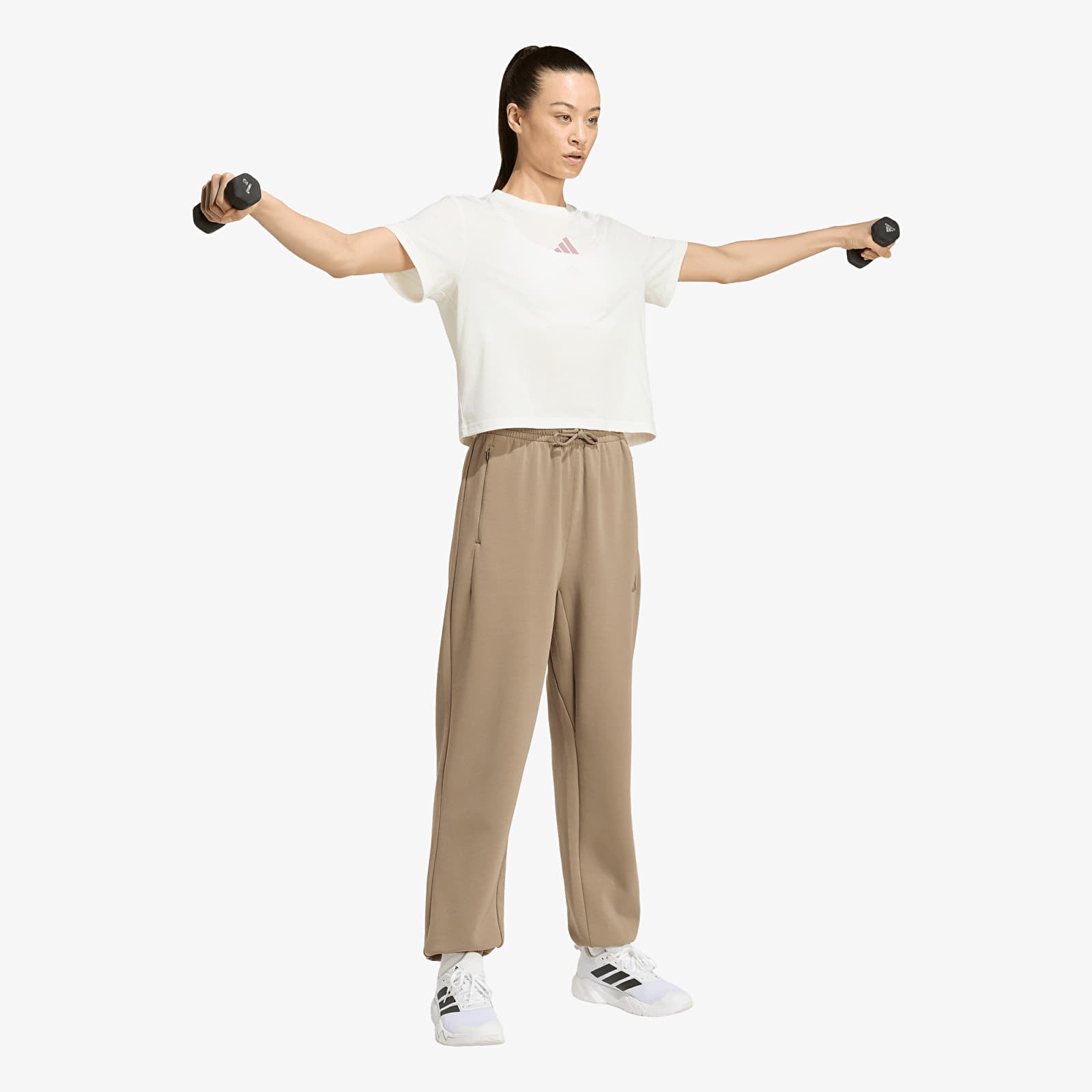 Tricouri femei adidas W Motion G T Off White
