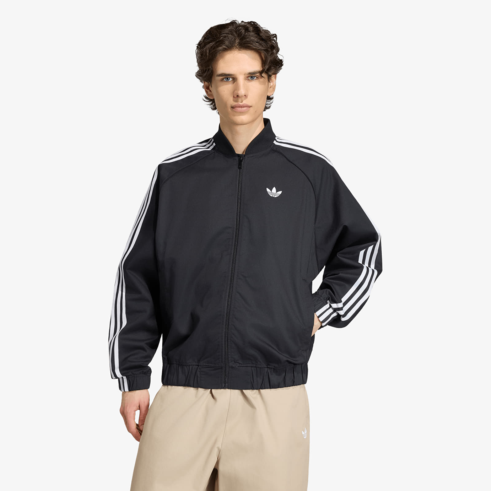 Vyriškos vėjo striukės adidas Sst Tt Black