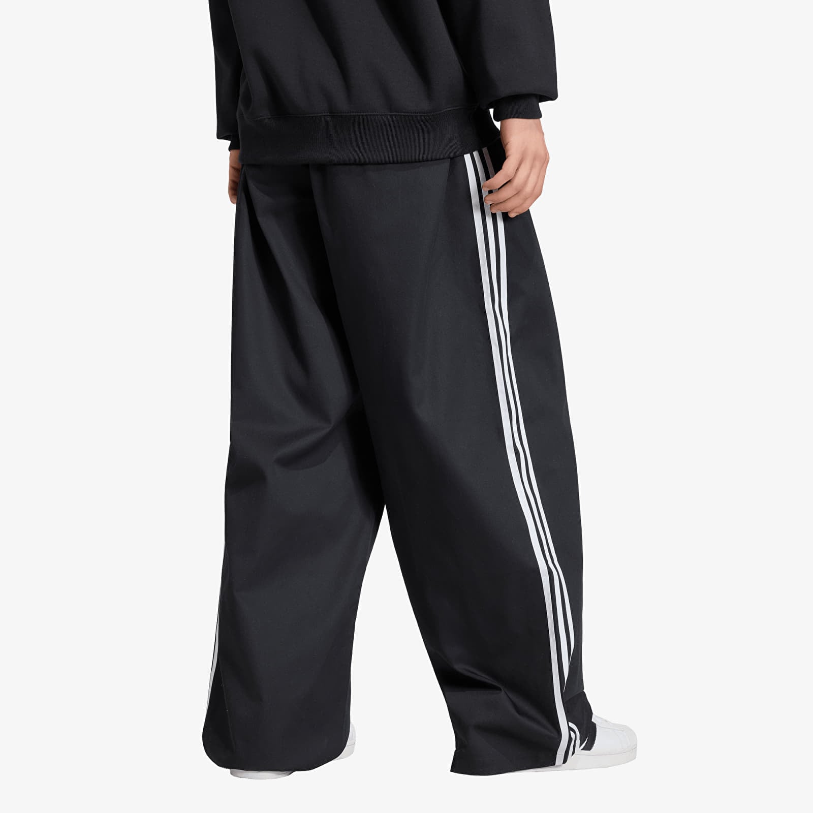 Muške hlače adidas Twill Pnt Black