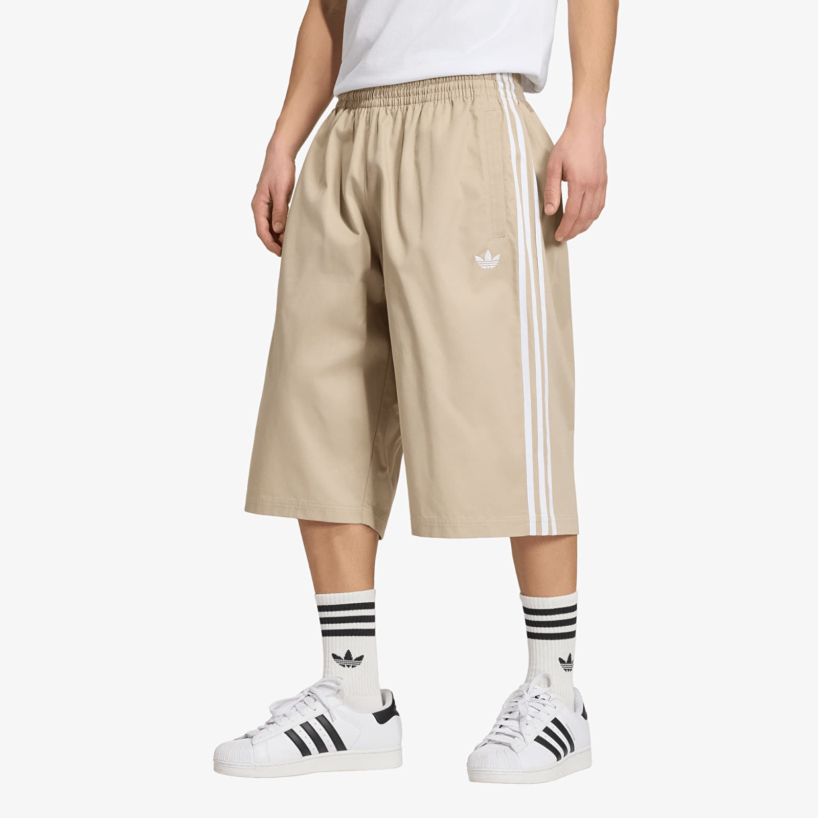 Vīriešu šorti adidas Twill Shrt Khaki Three