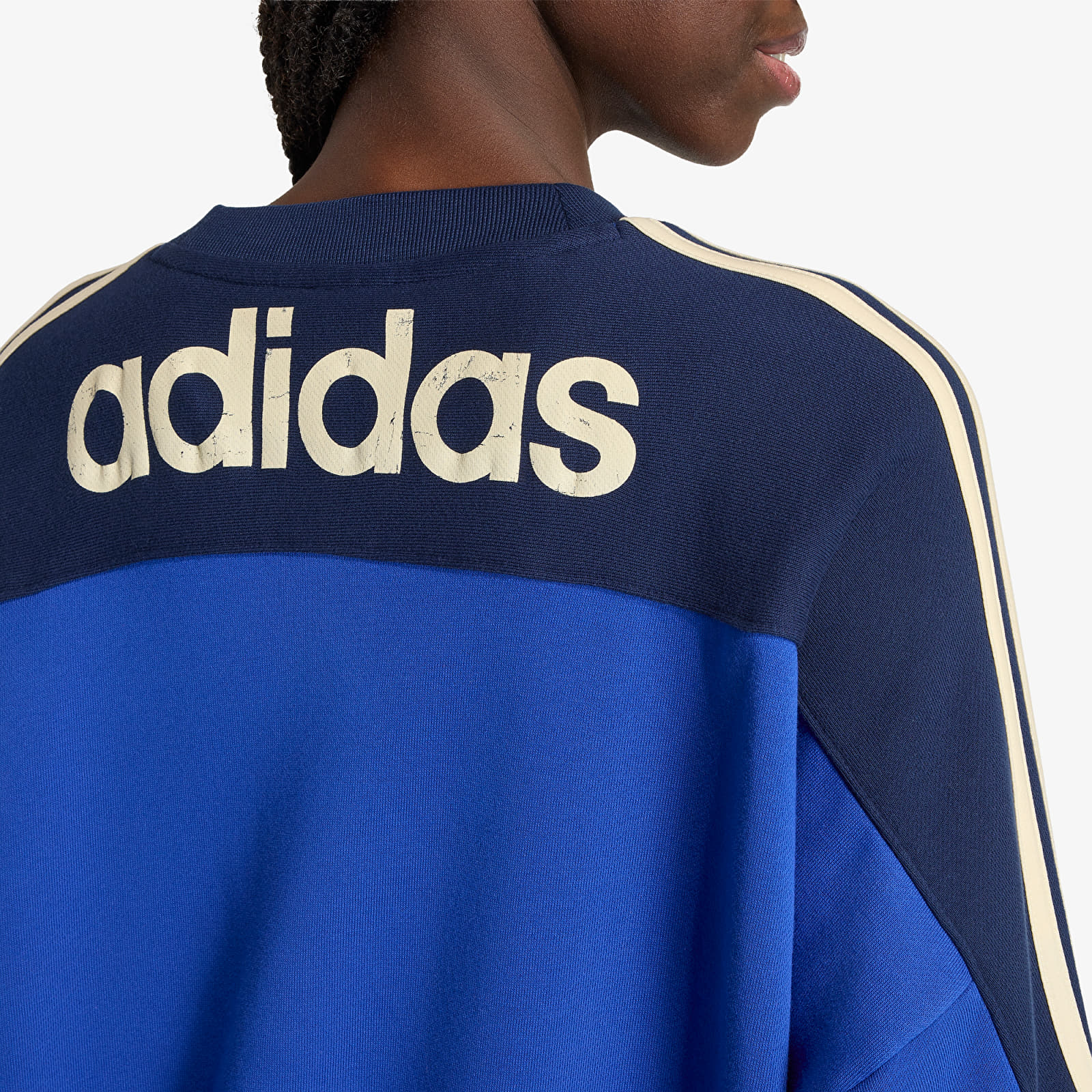 Women's Sweatshirts adidas Graphic Crew Bold Blue/ Night Indigo