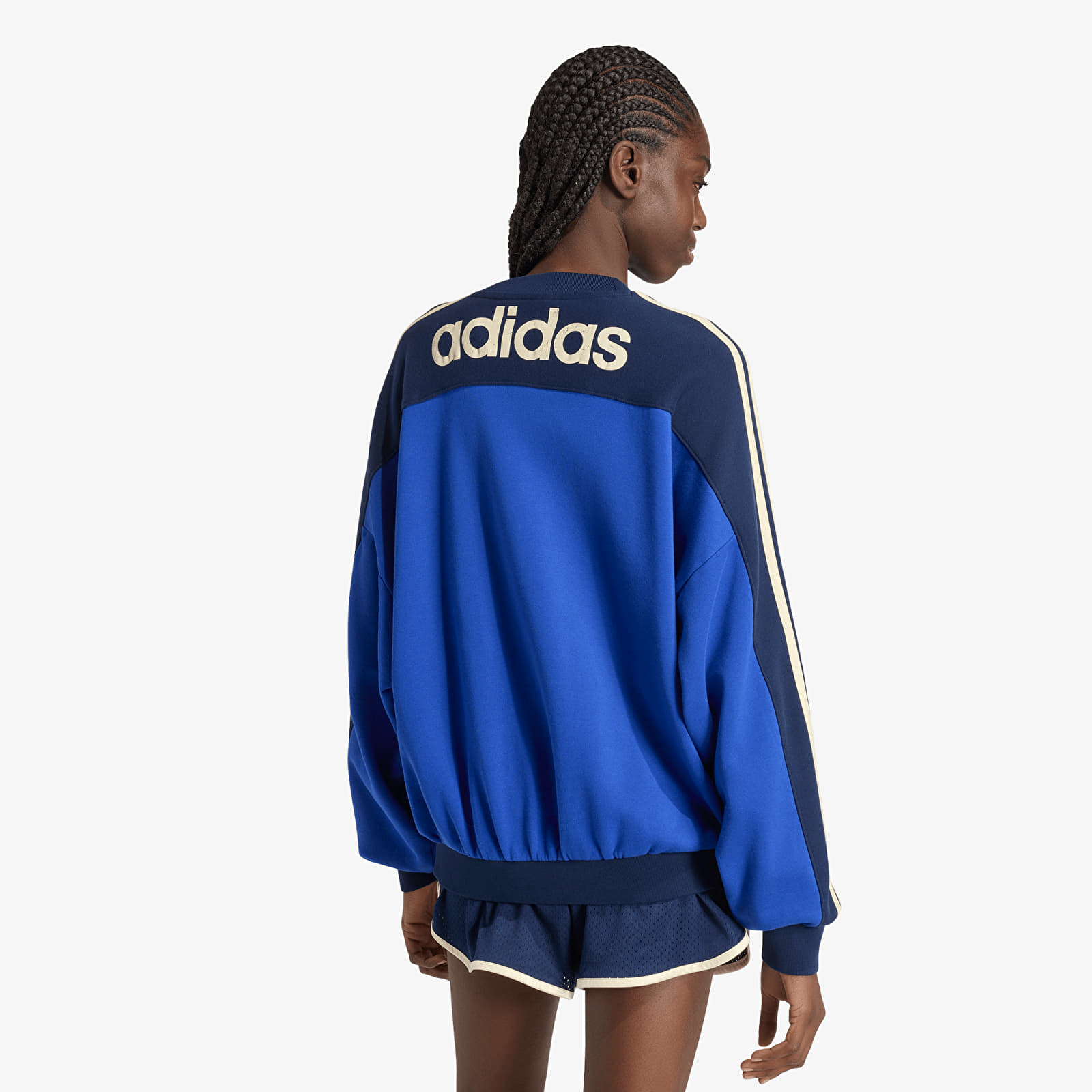 Women's Sweatshirts adidas Graphic Crew Bold Blue/ Night Indigo