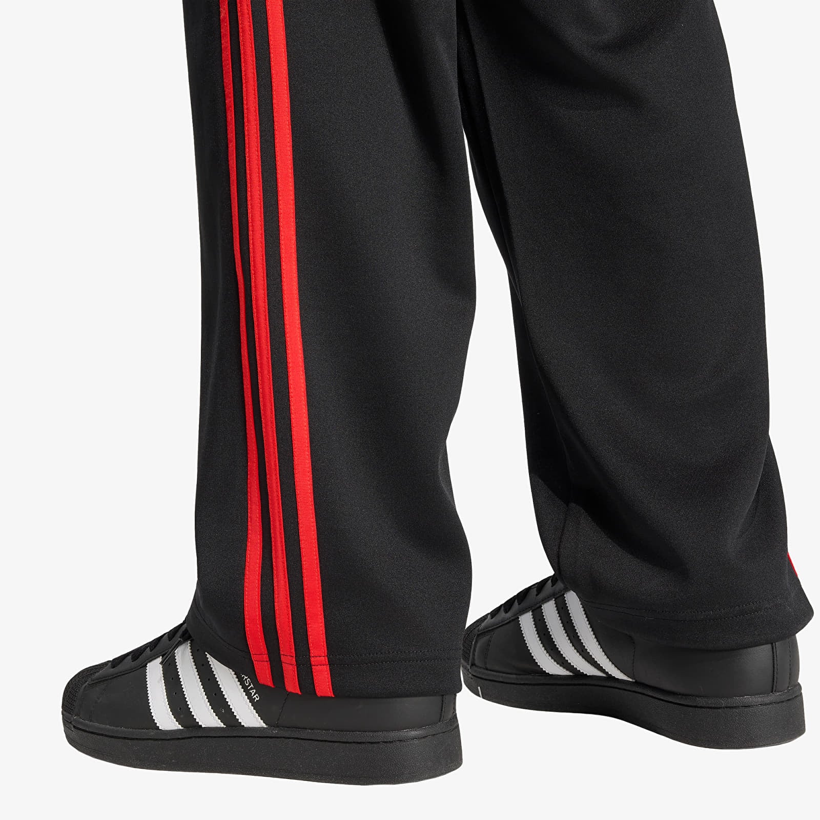 Pánske tepláky adidas Loose Tp Black/ Vivid Red
