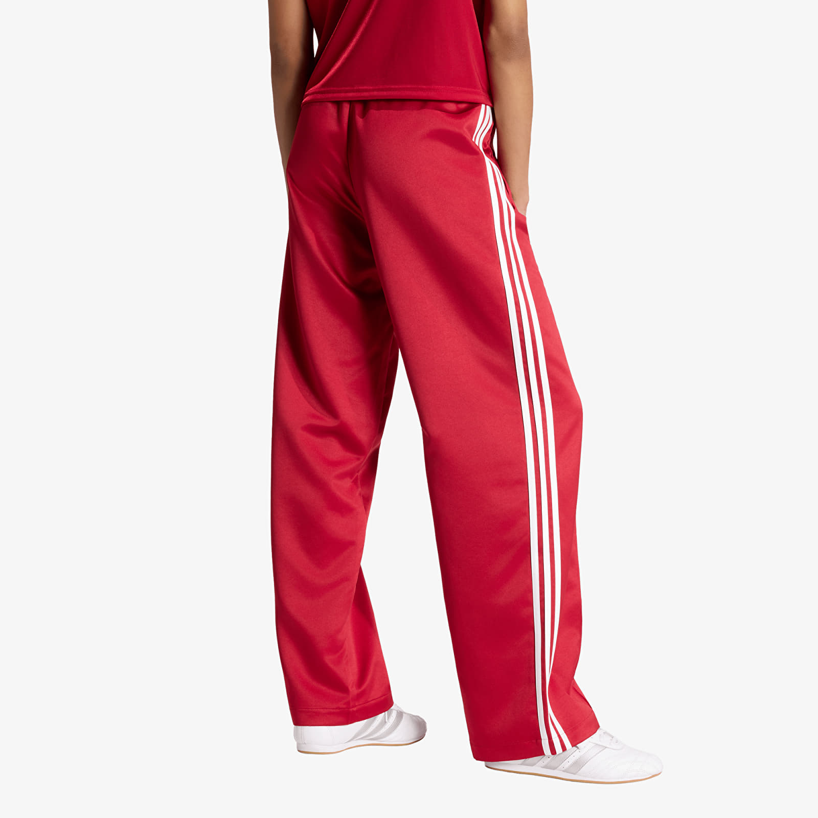 Women's Trousers adidas Sst Loose Tp Team Victory Red/ White