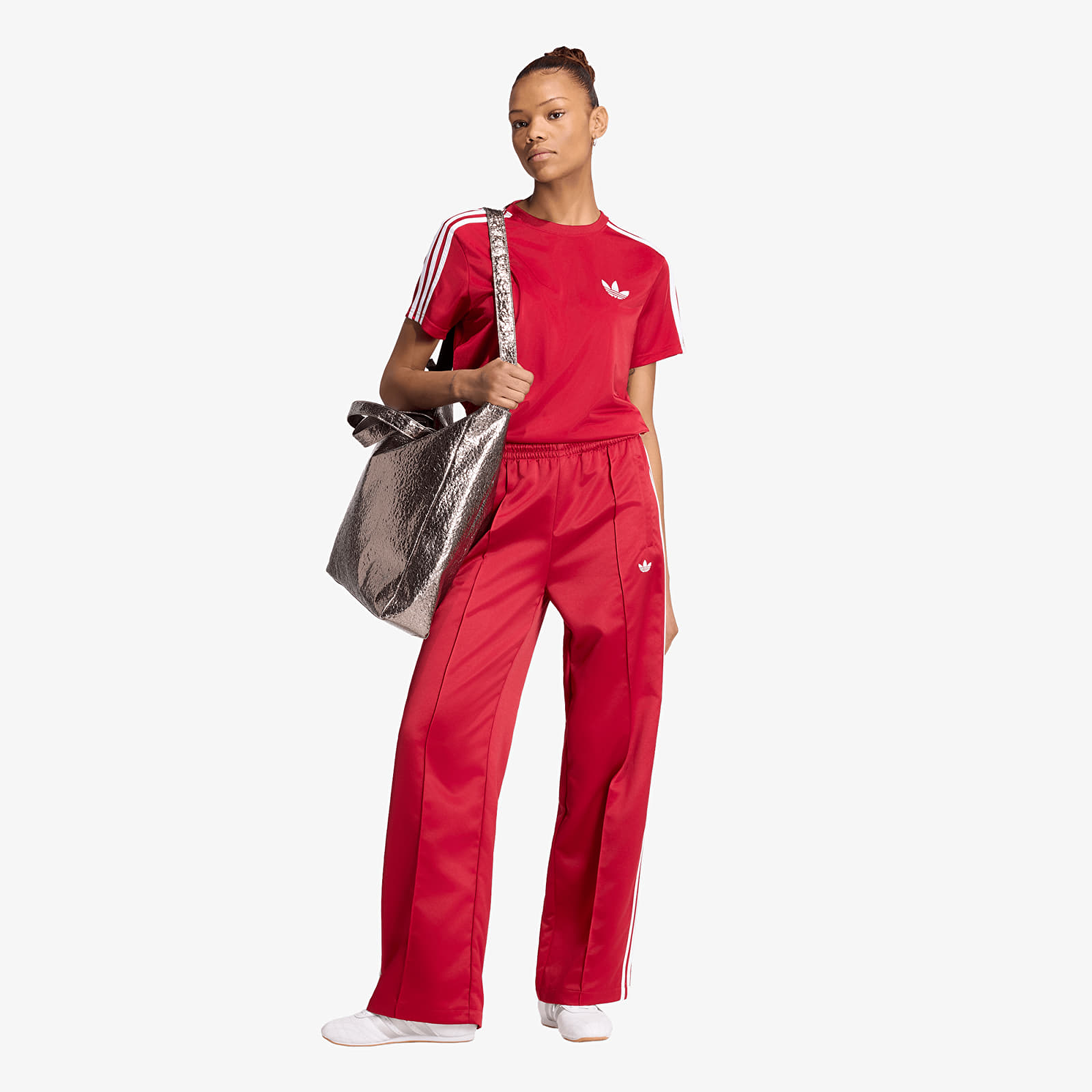 Women's Trousers adidas Sst Loose Tp Team Victory Red/ White