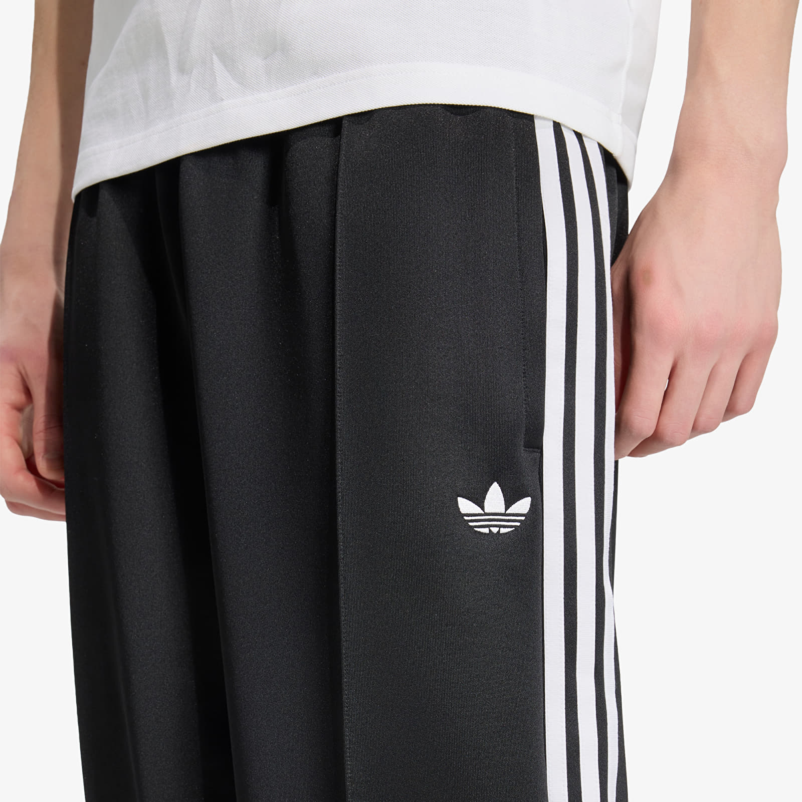 Tepláky adidas Spacer Drill Tp Black/ White