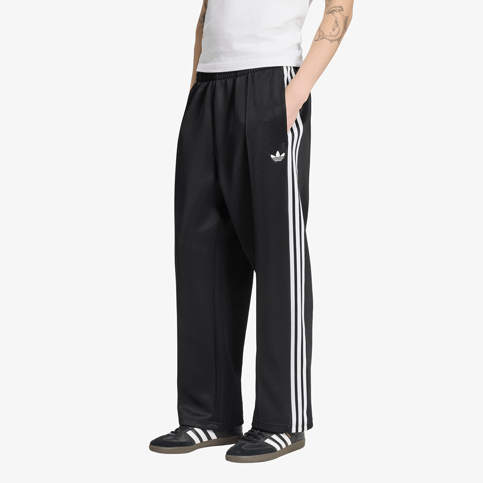 Tepláky adidas Spacer Drill Tp Black/ White