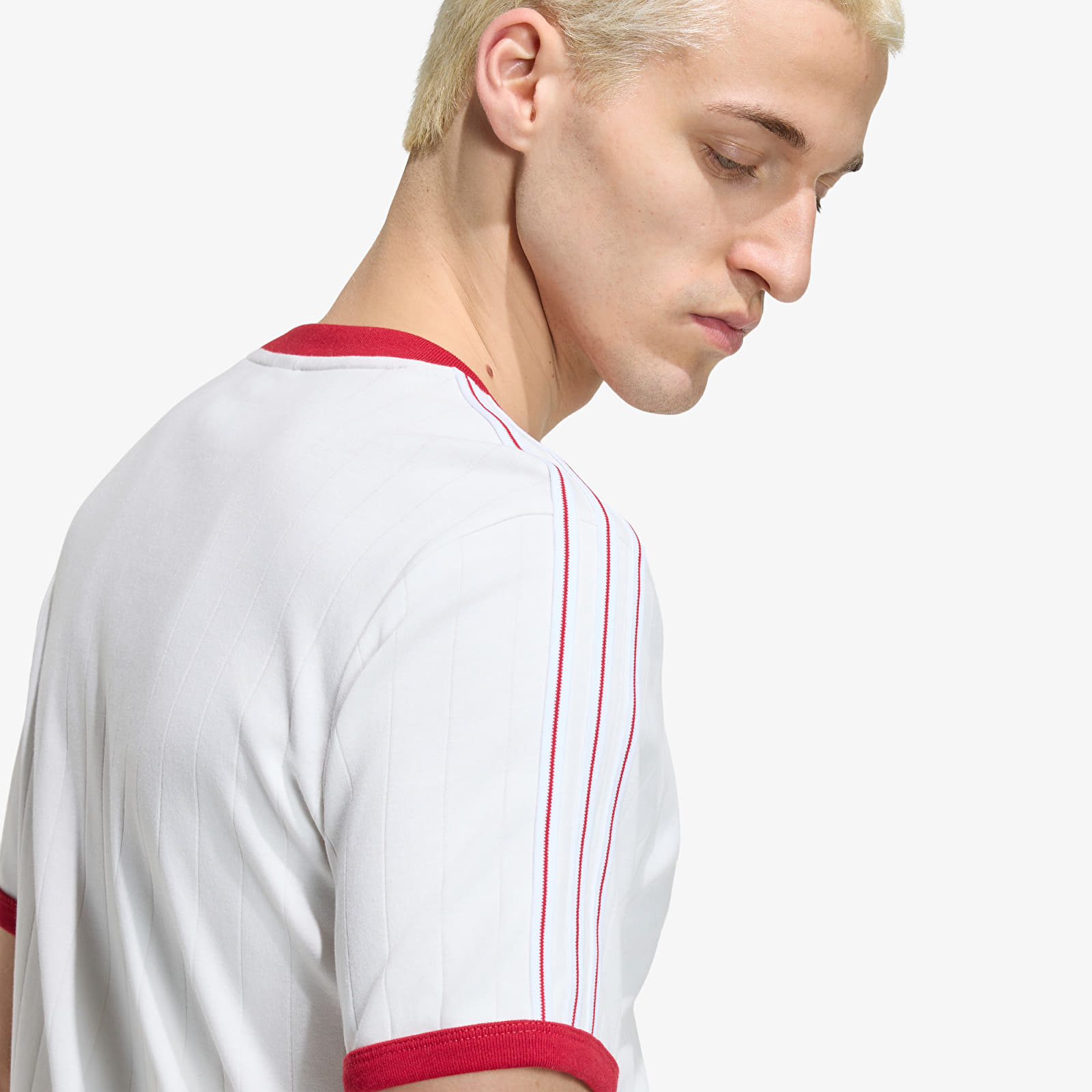 Muške majice kratkih rukava adidas 3s Tee Str Cloud White