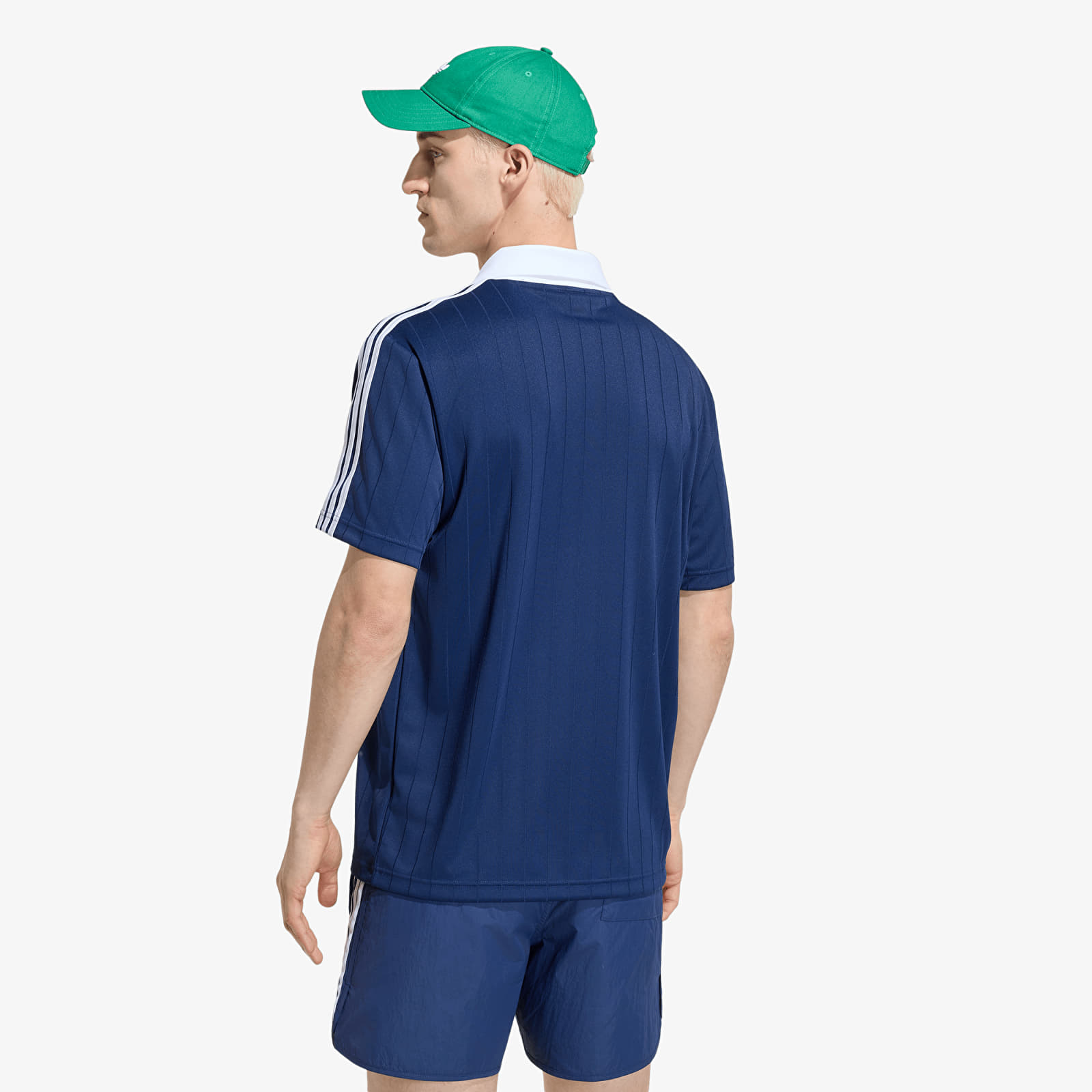 Vīriešu krekliņi adidas Pinstr Jsy Night Indigo/ White