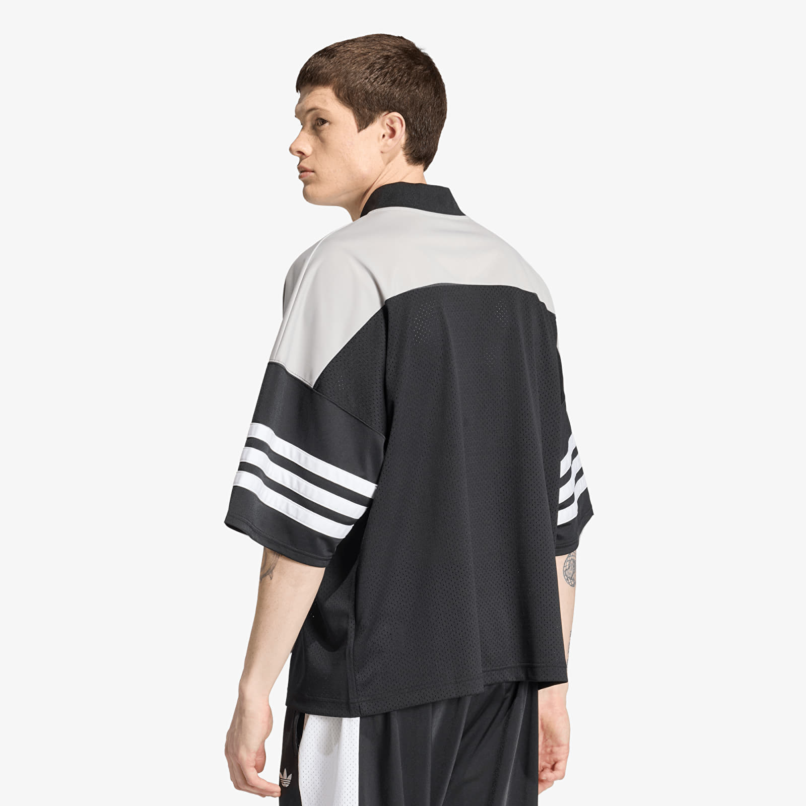 Herenshirts adidas Jsy Black/ White