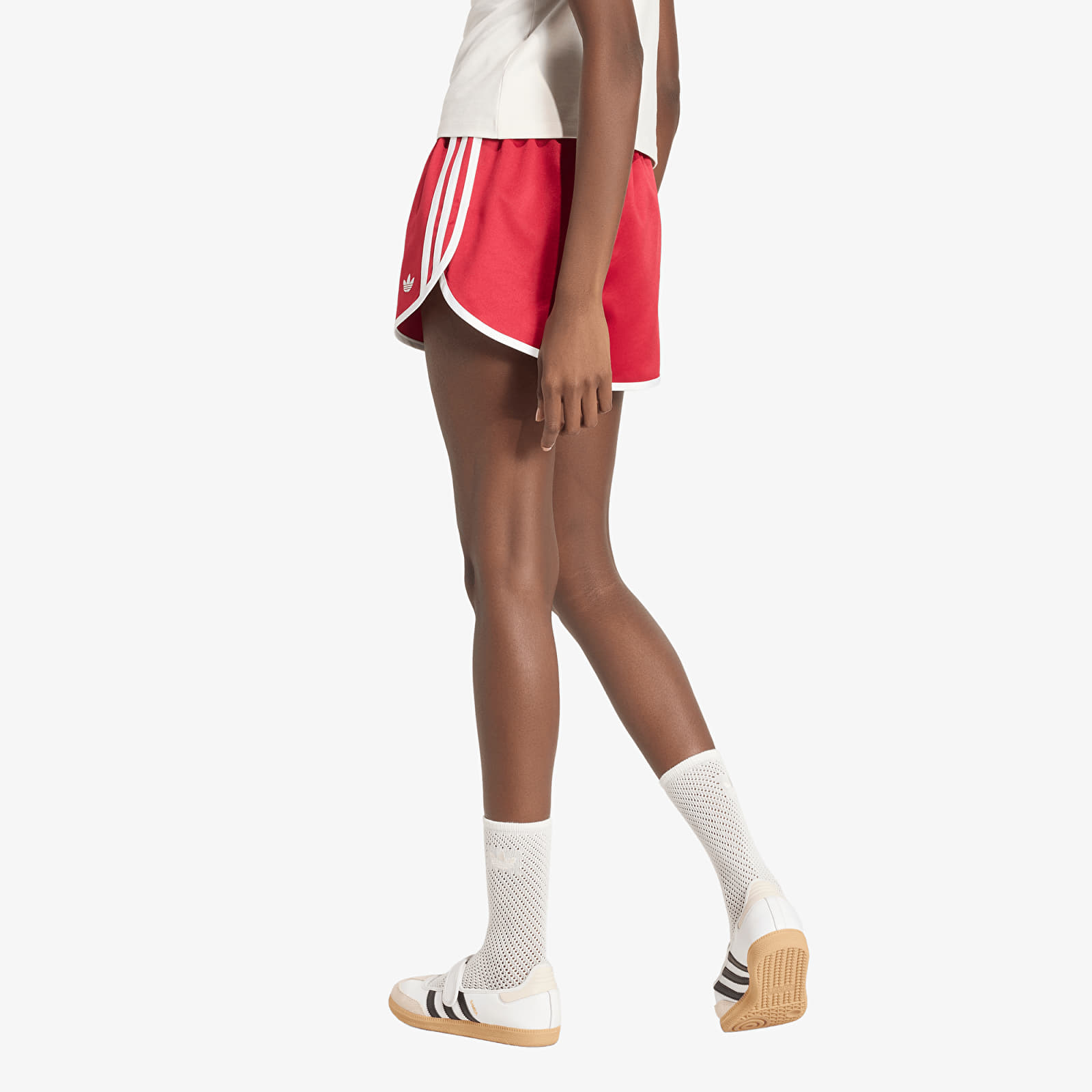 Women's Shorts adidas 3s Sprntr Short Team Victory Red/ White