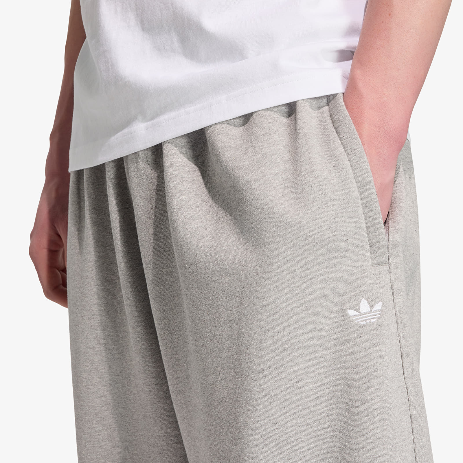 Tepláky adidas Ess Open Pt Medium Grey Heather