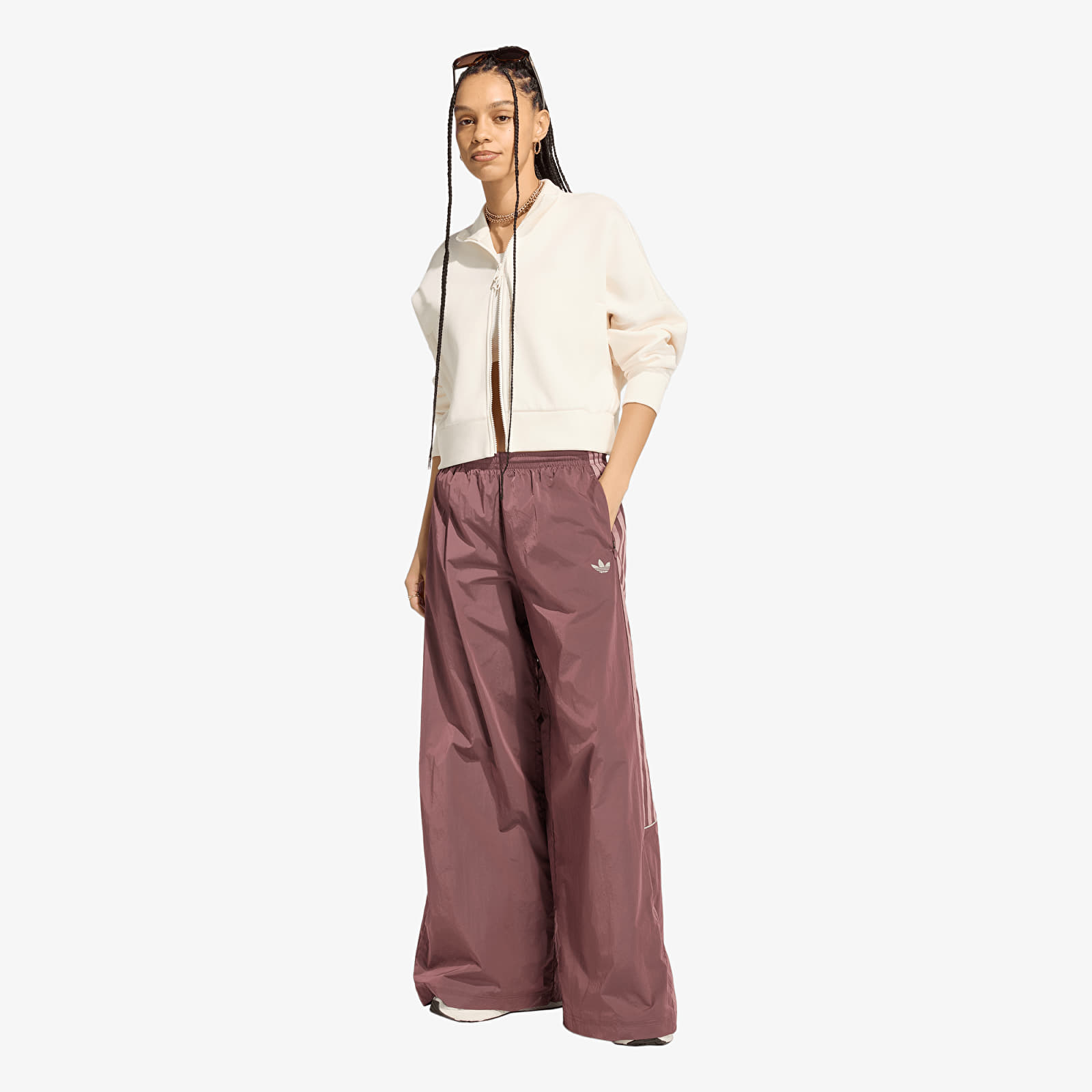 Pantalons de survêtement femme adidas Teamgeist Tp Quiet Crimson/ Reflective Silver/ Wonder Oxide