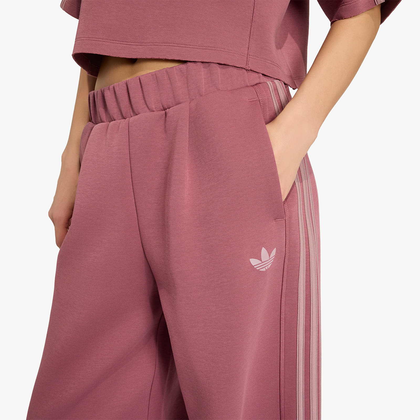 Women's Sweatpants adidas Sst 2.0 Long Trackpant Quiet Crimson/ Wonder Oxide
