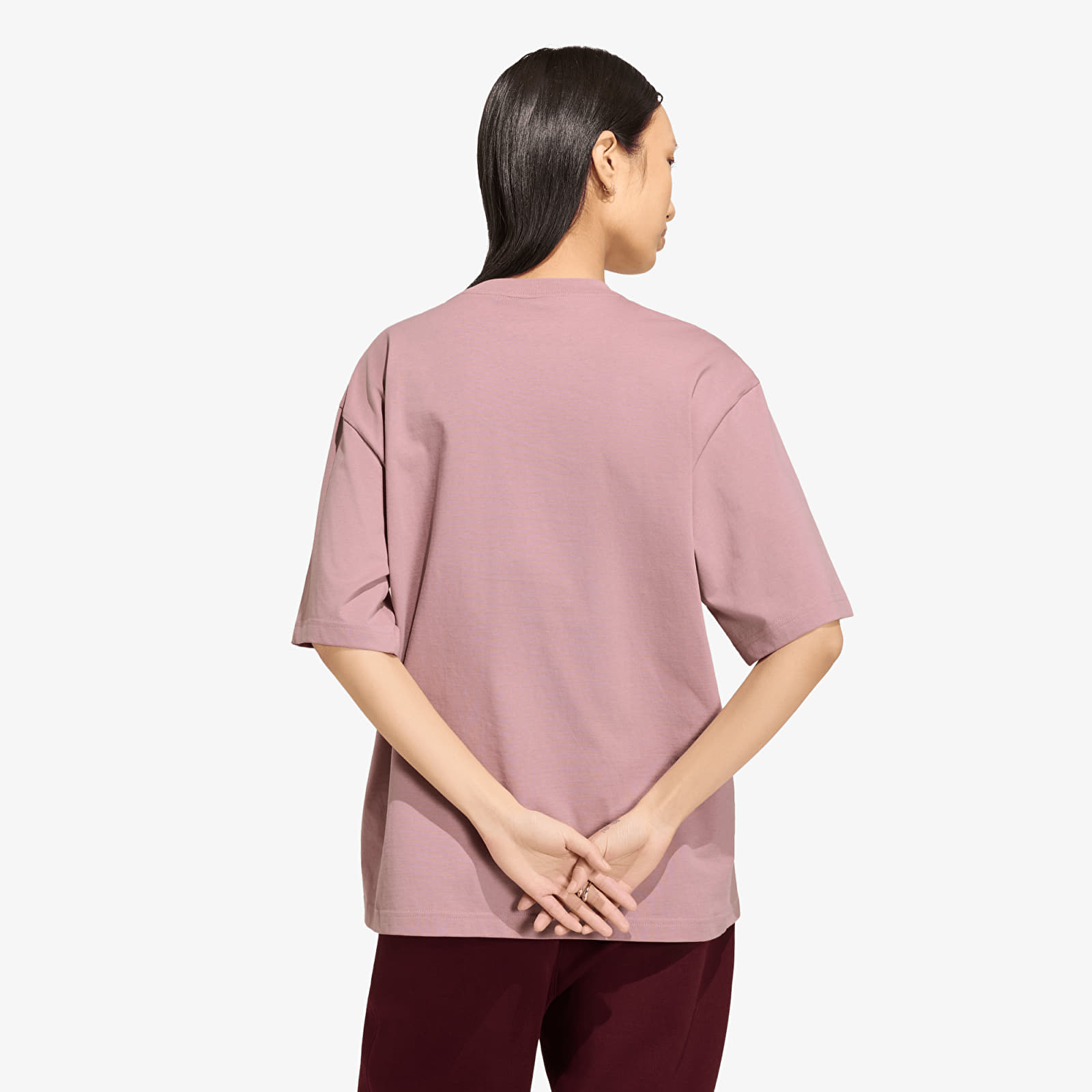 Dames T-shirts adidas Ess Tee Os Magic Mauve