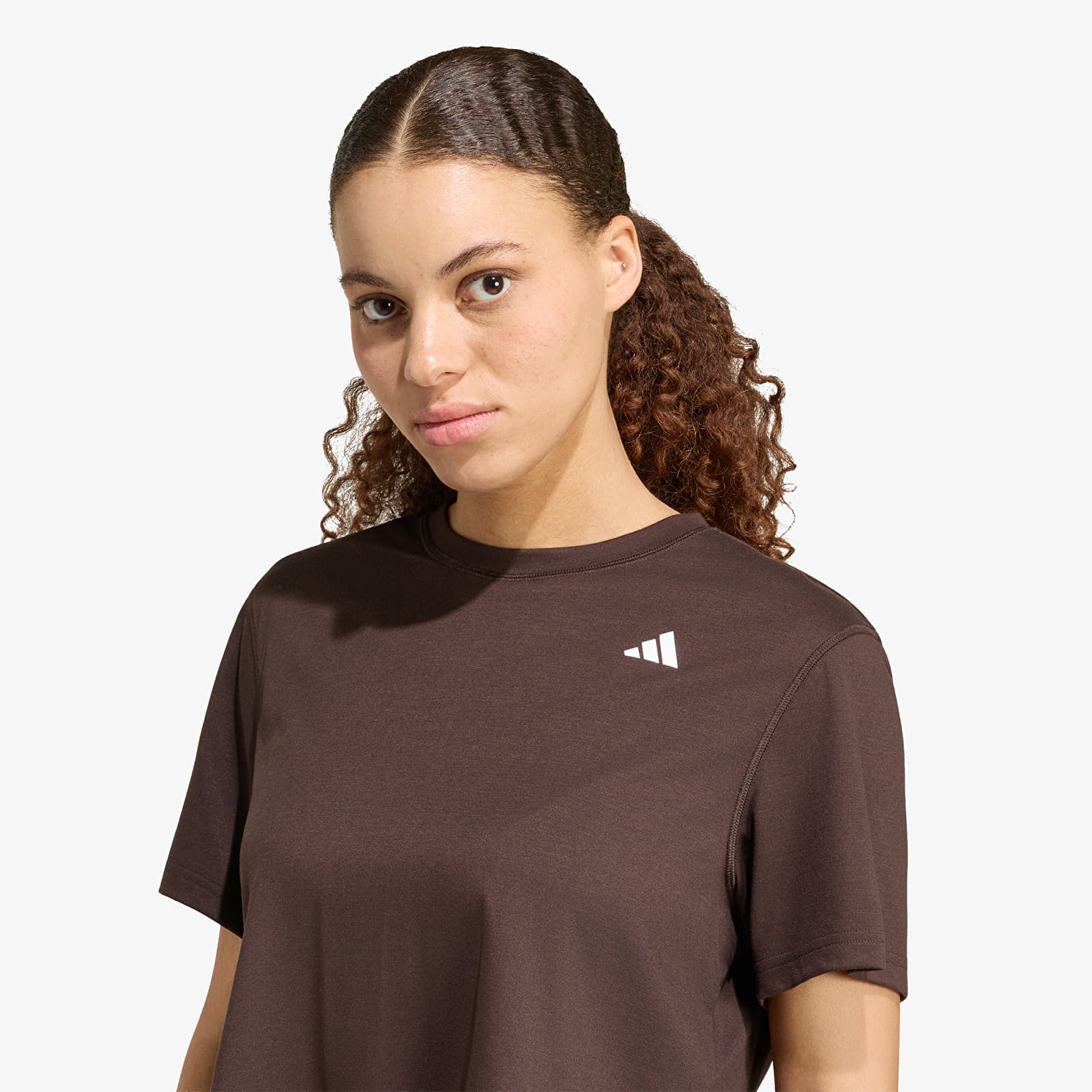 Dámská trička adidas We Min Tee Aurora Coffee