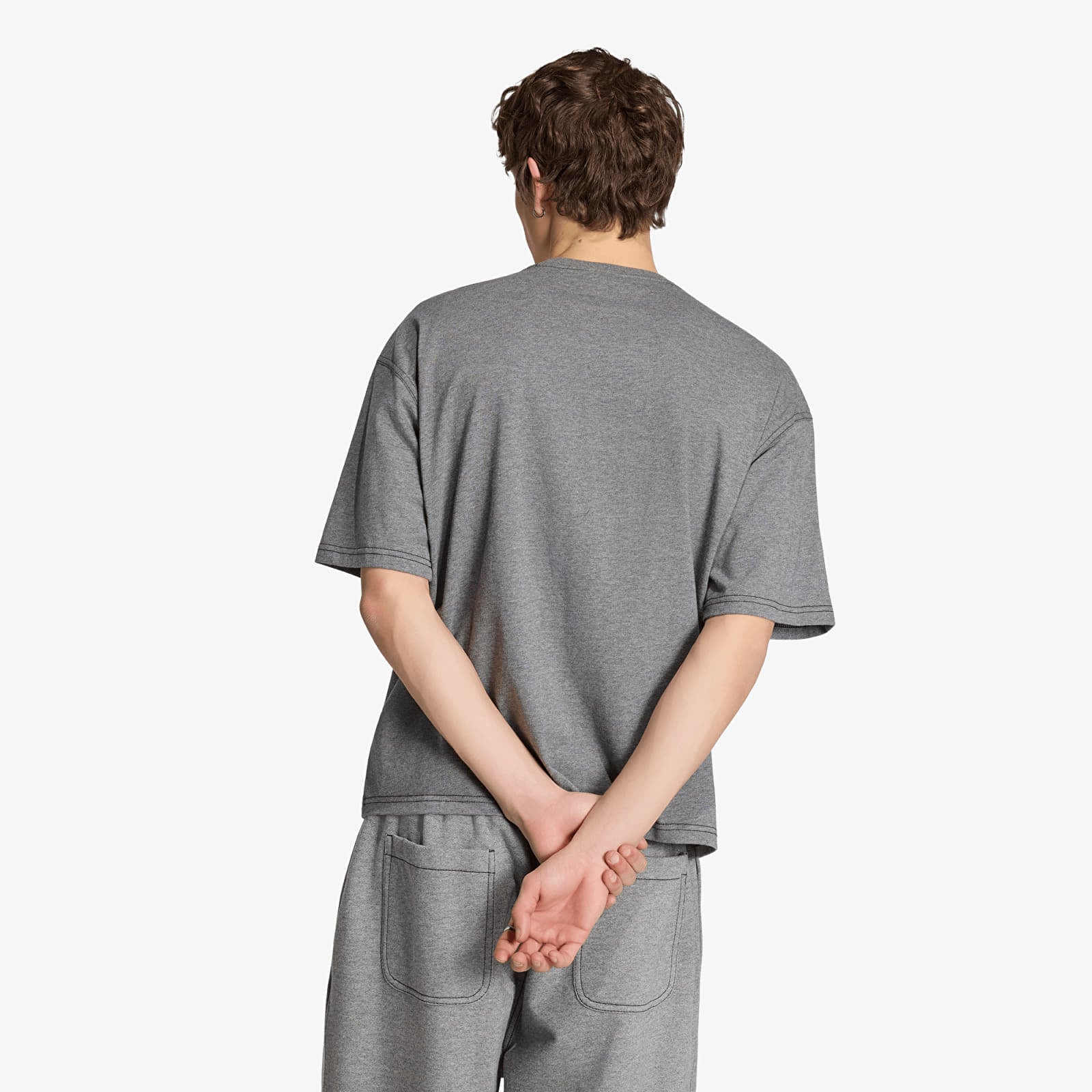 Pánská trička adidas Ess Tee Grey Four Mel