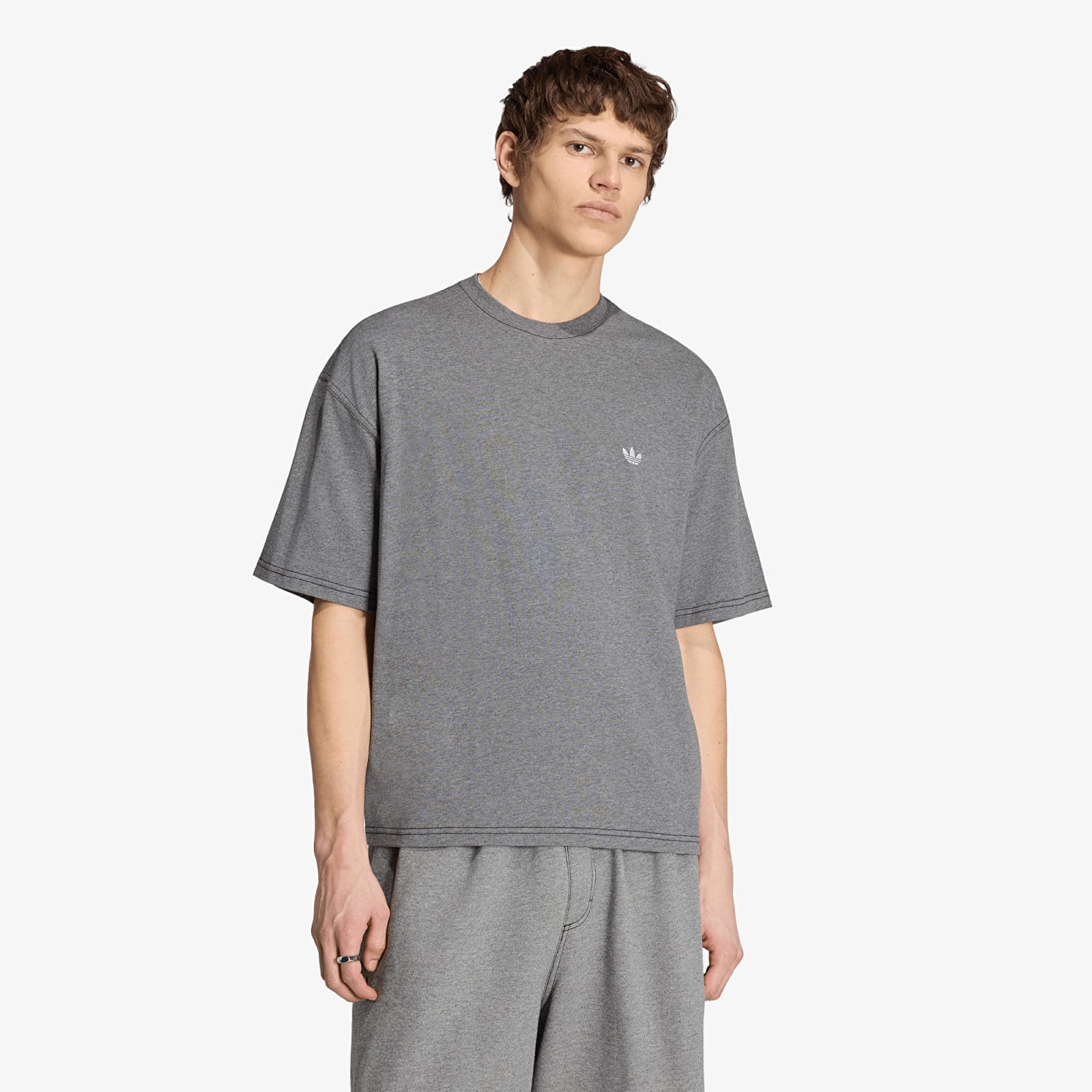 Pánská trička adidas Ess Tee Grey Four Mel