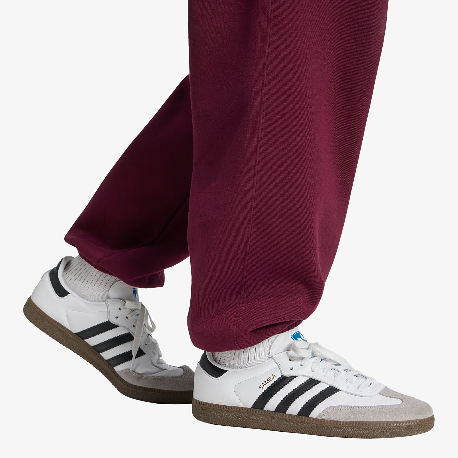 Pánské tepláky adidas Ess Loose Pt Maroon
