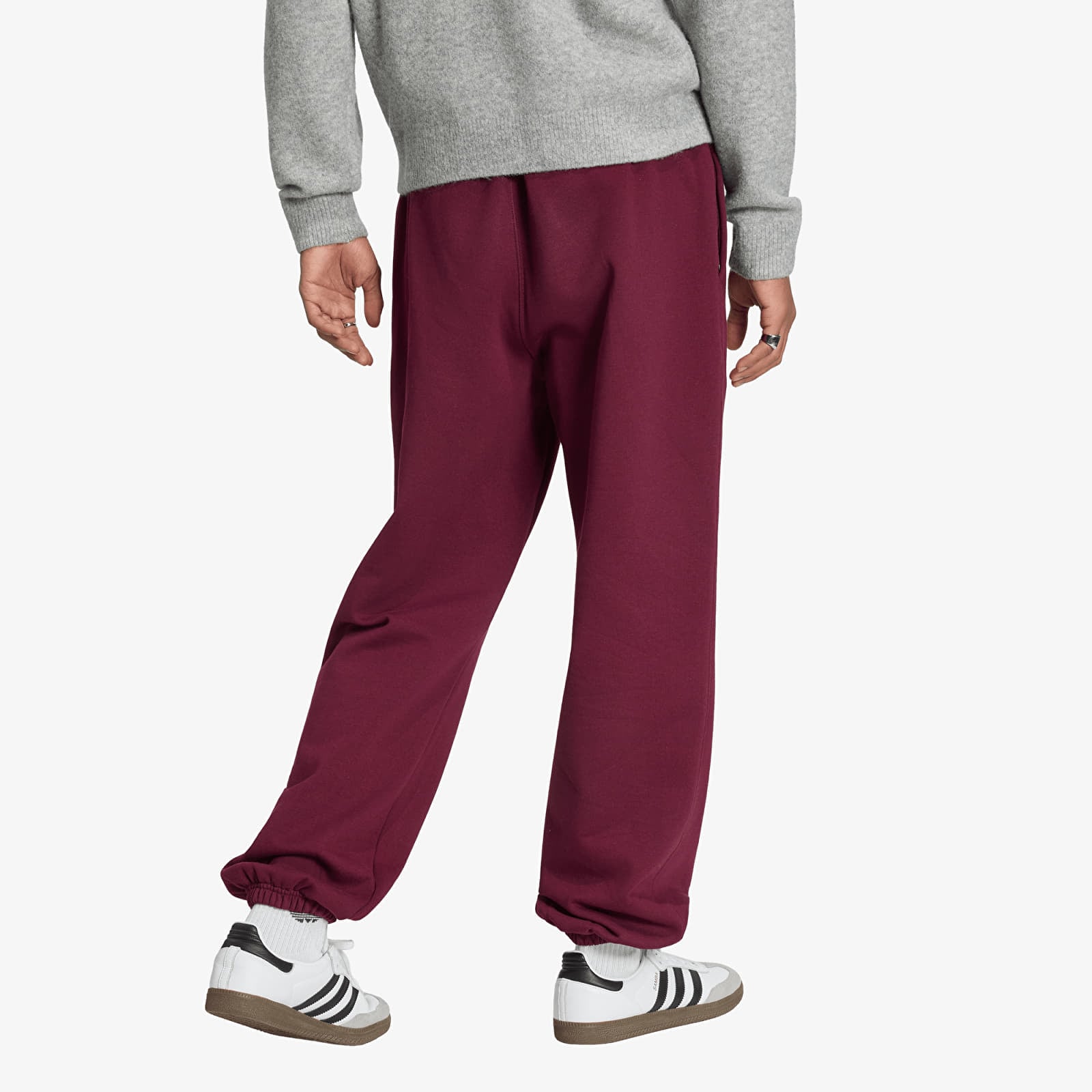 Pánské tepláky adidas Ess Loose Pt Maroon