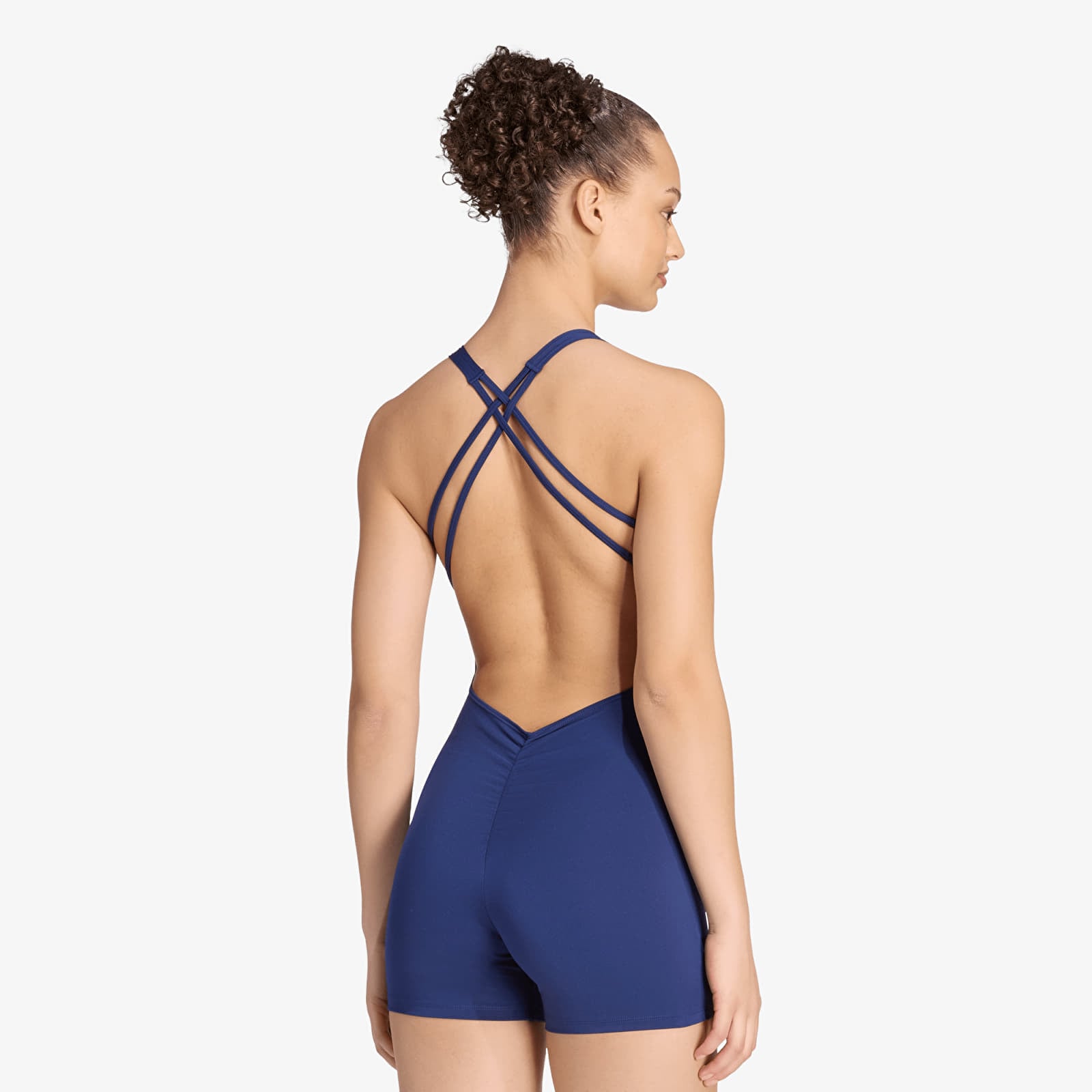 Salopettes pour femmes adidas W 3ss Onesie Dark Blue