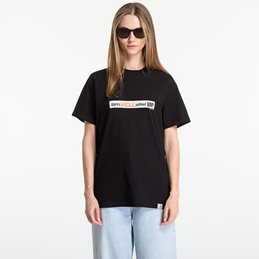 T-Shirt Carhartt WIP S/S Bumper Stickers T-Shirt UNISEX Black