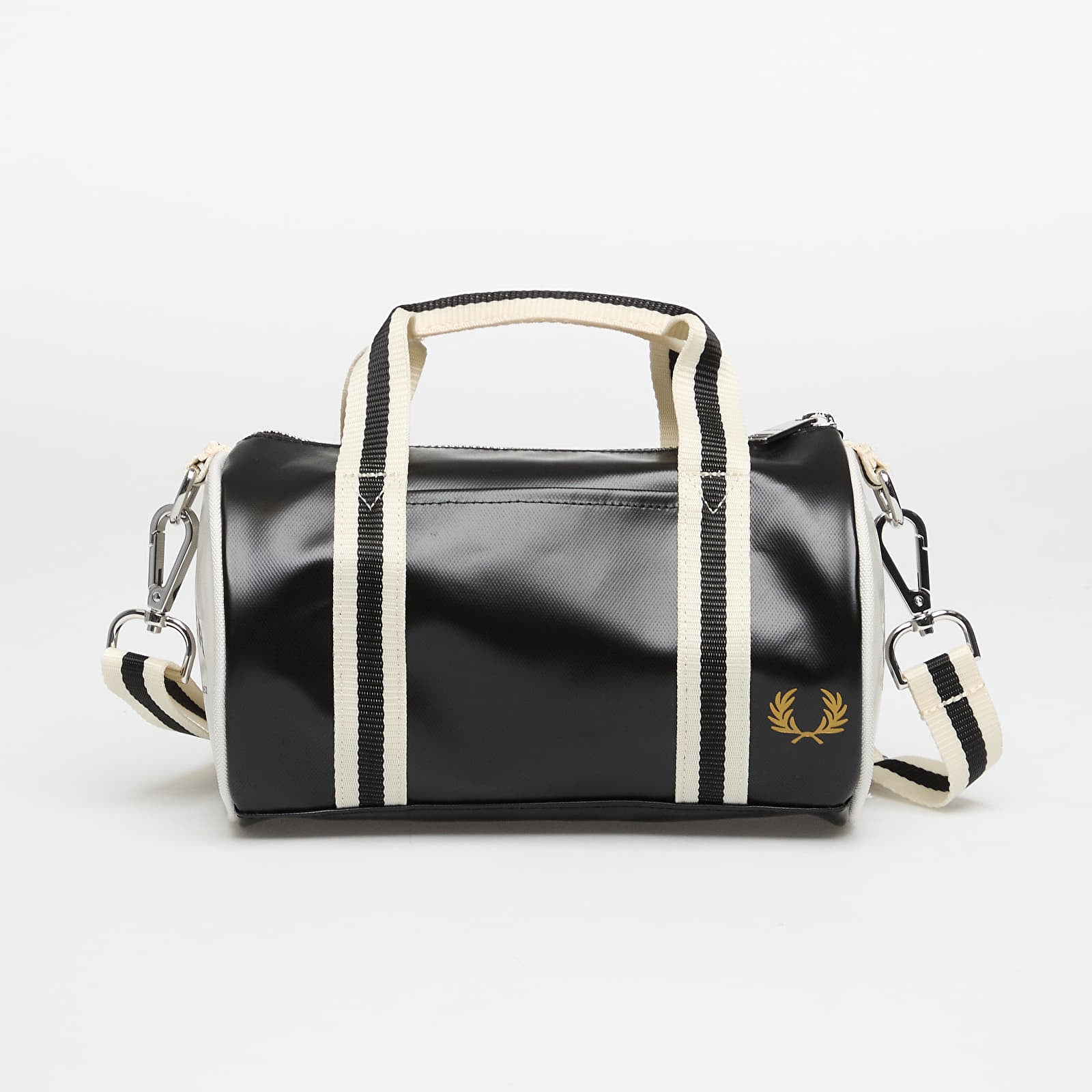 Umhängetaschen für Männer Fred Perry Classic Mini Barrel Bag Black/ Ecru