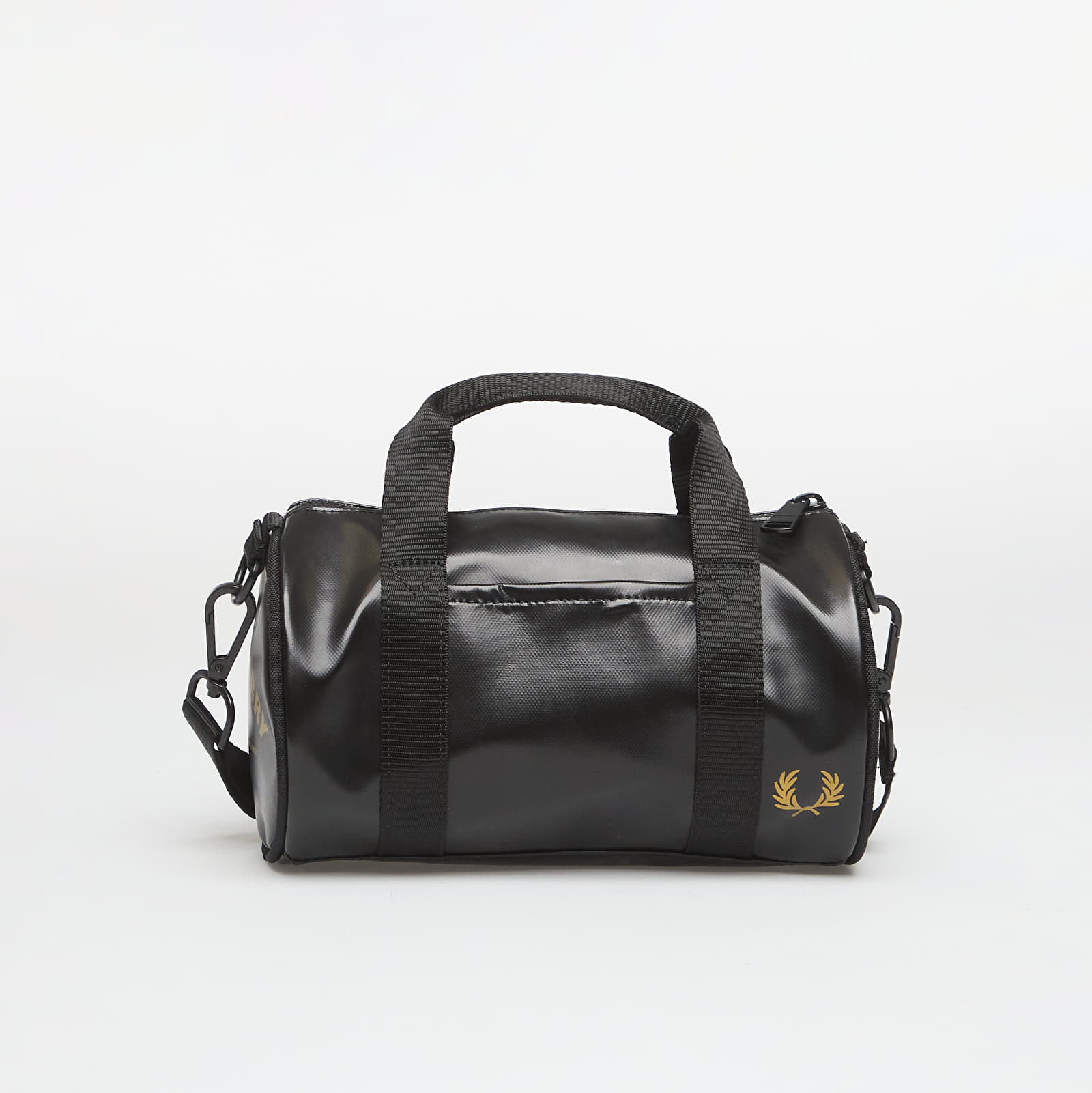 Umhängetaschen für Männer Fred Perry Tonal Classic Mini Barrel Bag Black