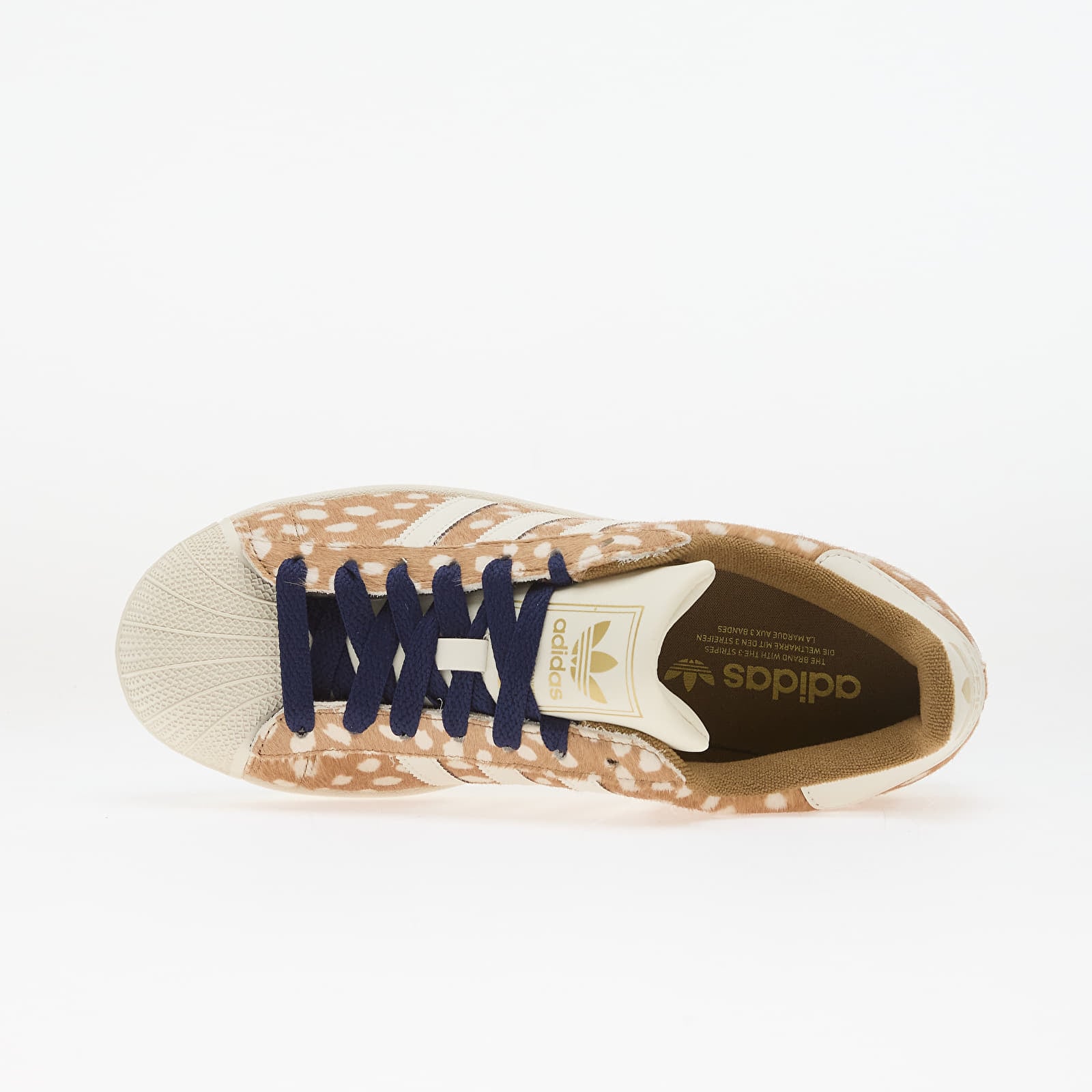 Buty damskie adidas Superstar II Brown Desert/ Off White/ Dark Blue