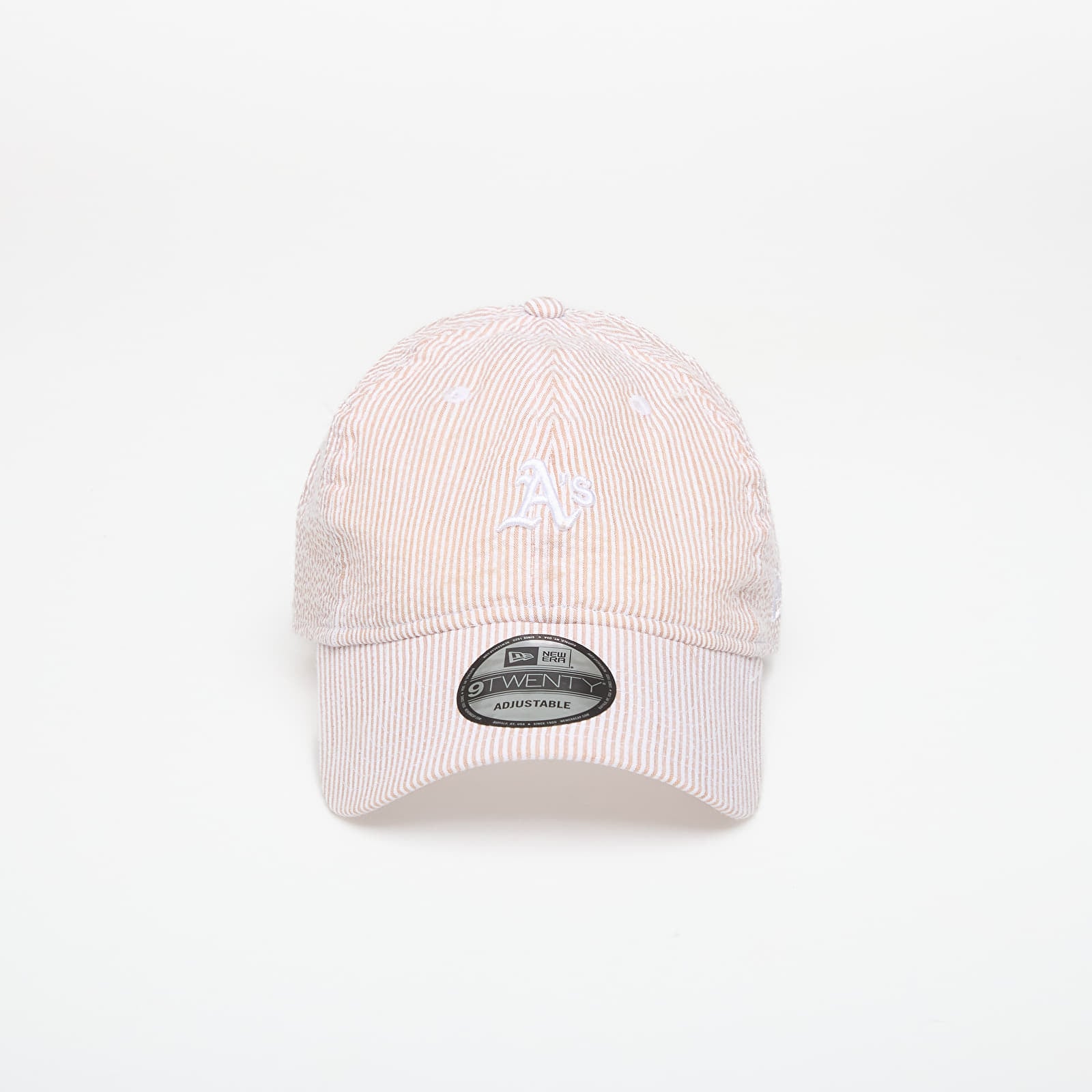 Miesten lippikset New Era 9TWENTY MLB Seersucker Oakland Athletics Stone/ Optic White