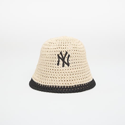 Hat New Era Knitted Bucket New York Yankees Stone/ Black