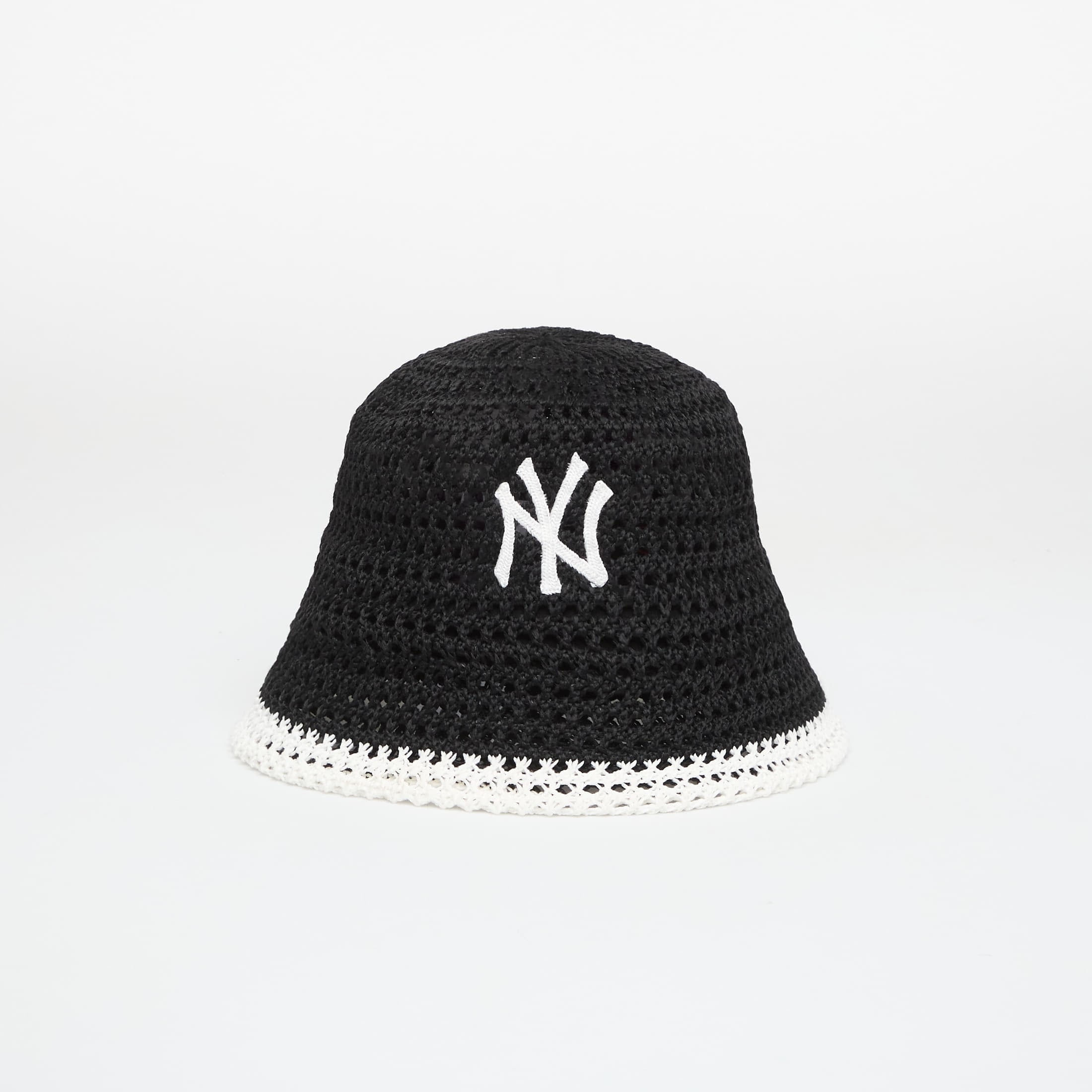 Hat New Era MLB Knitted Bucket New York Yankees Black/ Optic White M/L