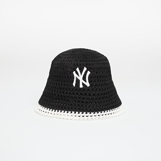 Hat New Era MLB Knitted Bucket New York Yankees Black/ Optic White