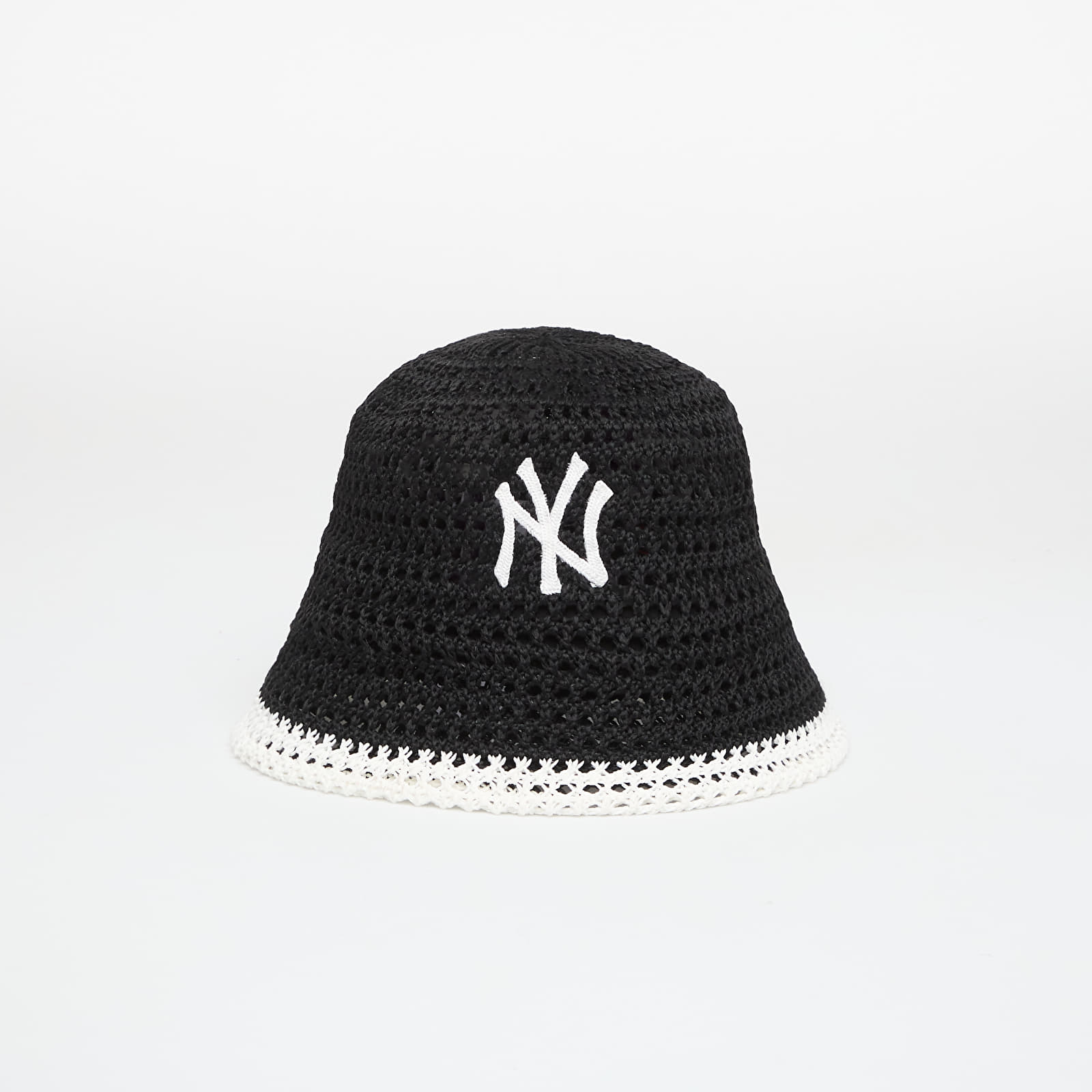 Miesten hatut New Era MLB Knitted Bucket New York Yankees Black/ Optic White