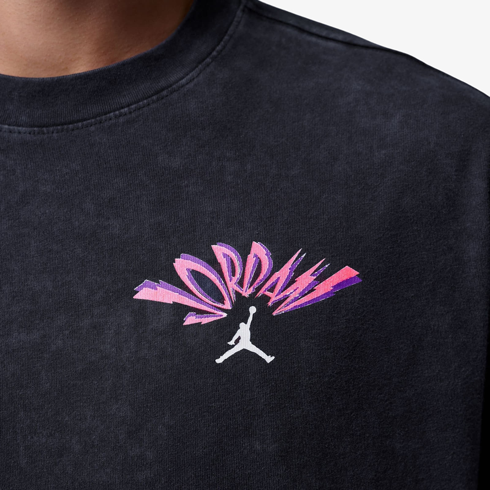 Мужские футболки Jordan Flight Men's T-Shirt Black/ White