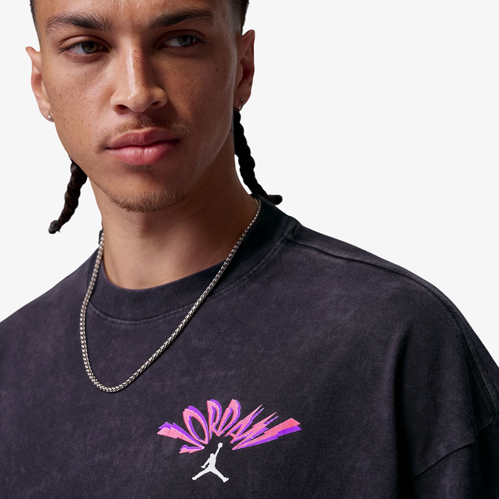 Мужские футболки Jordan Flight Men's T-Shirt Black/ White