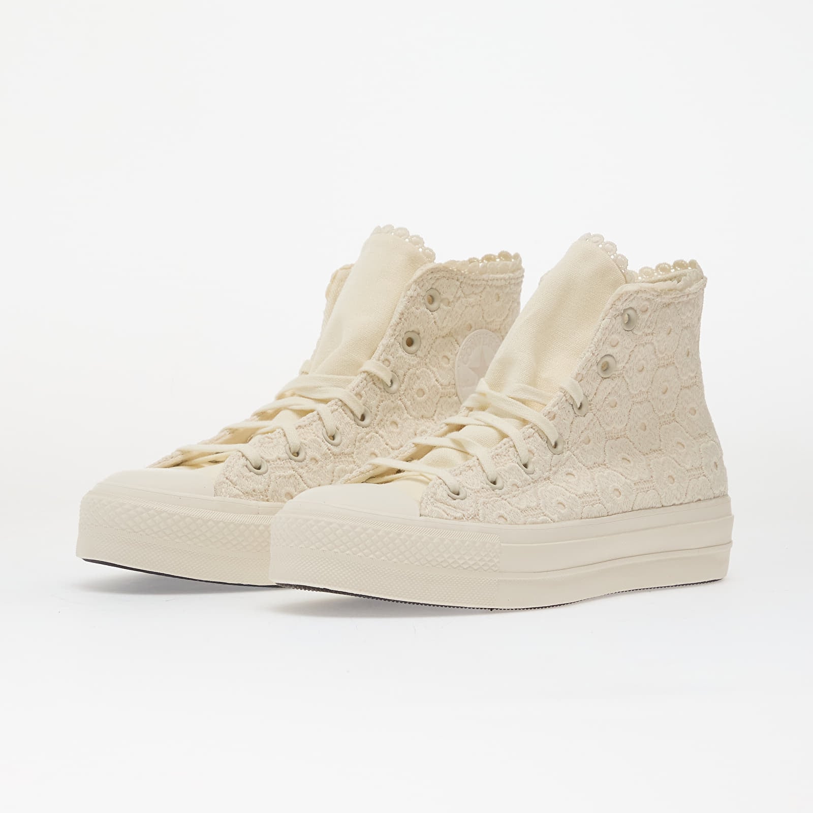 Dámske topánky a tenisky Converse Chuck Taylor All Star Lift Egret/ Egret/ Vintage White