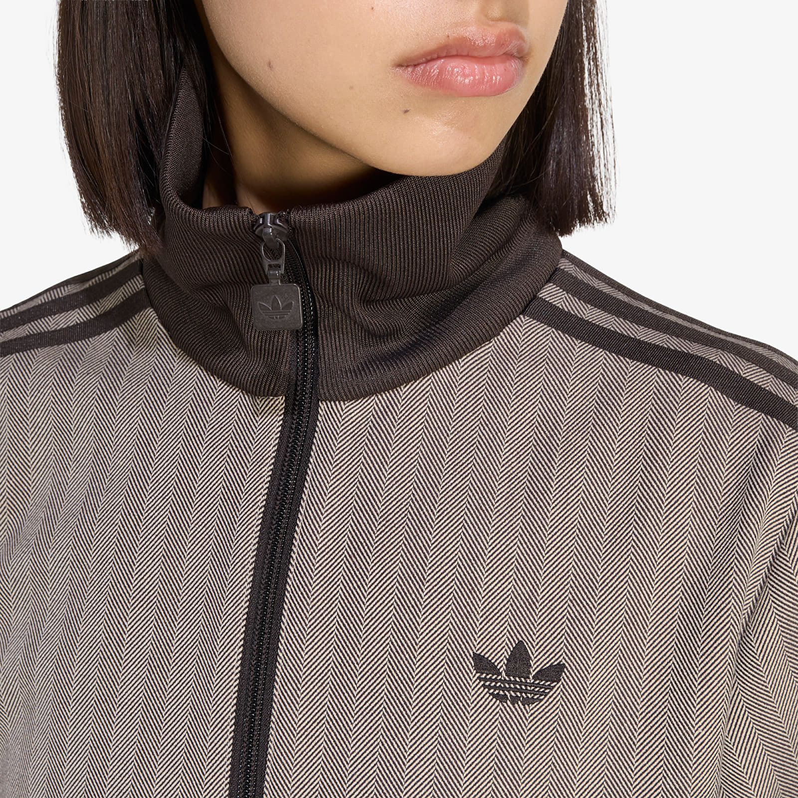 Moteriški džemperiai adidas Classic Tt Light Brown