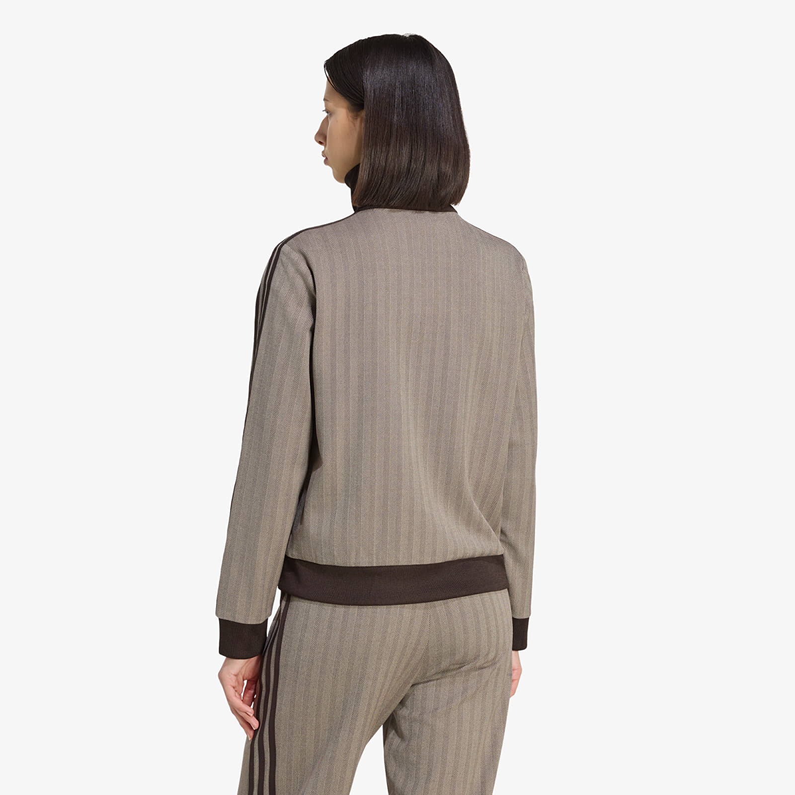 Moteriški džemperiai adidas Classic Tt Light Brown
