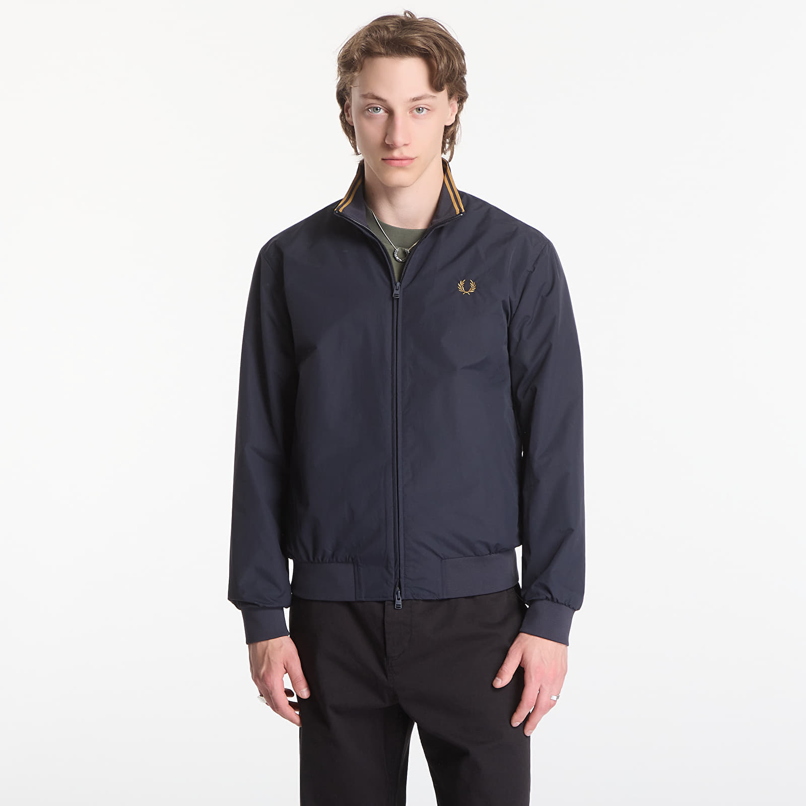 Vīriešu jakas Fred Perry The Brentham Jacket UNISEX Black