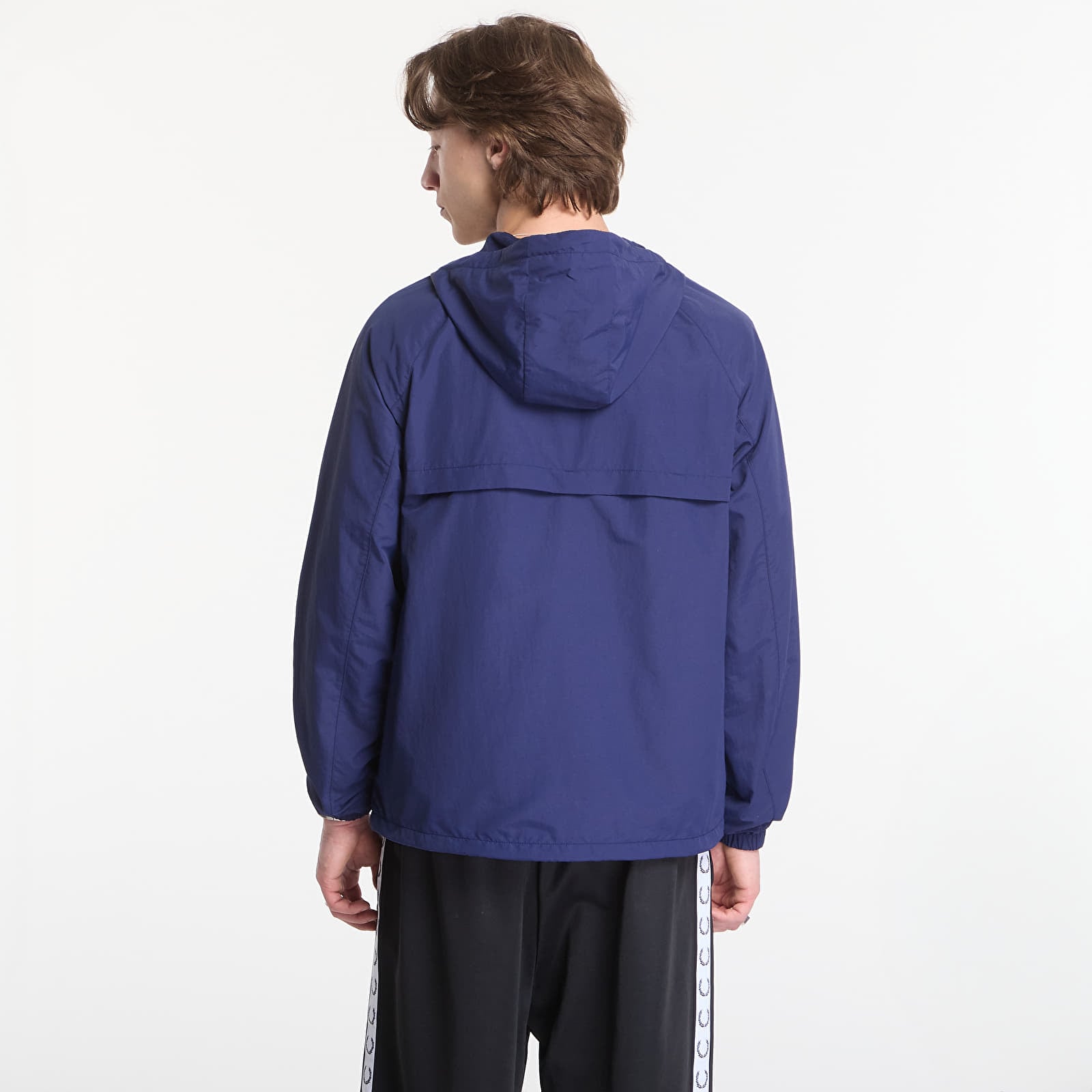 Jakker til mænd Fred Perry Hooded Shell Jacket UNISEX Blue