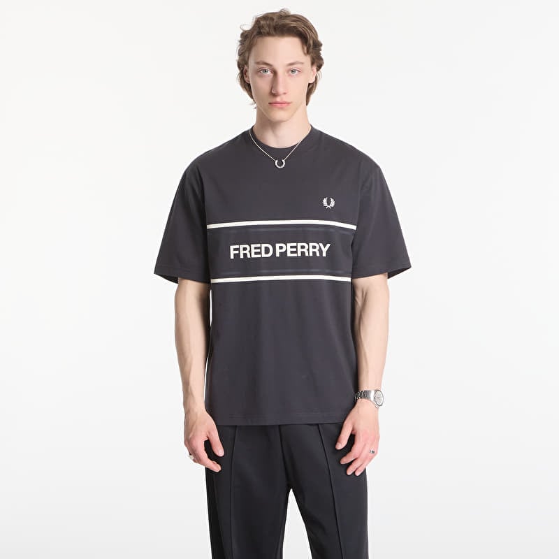 Fred Perry Fred Perry Graphic T-Shirt Black