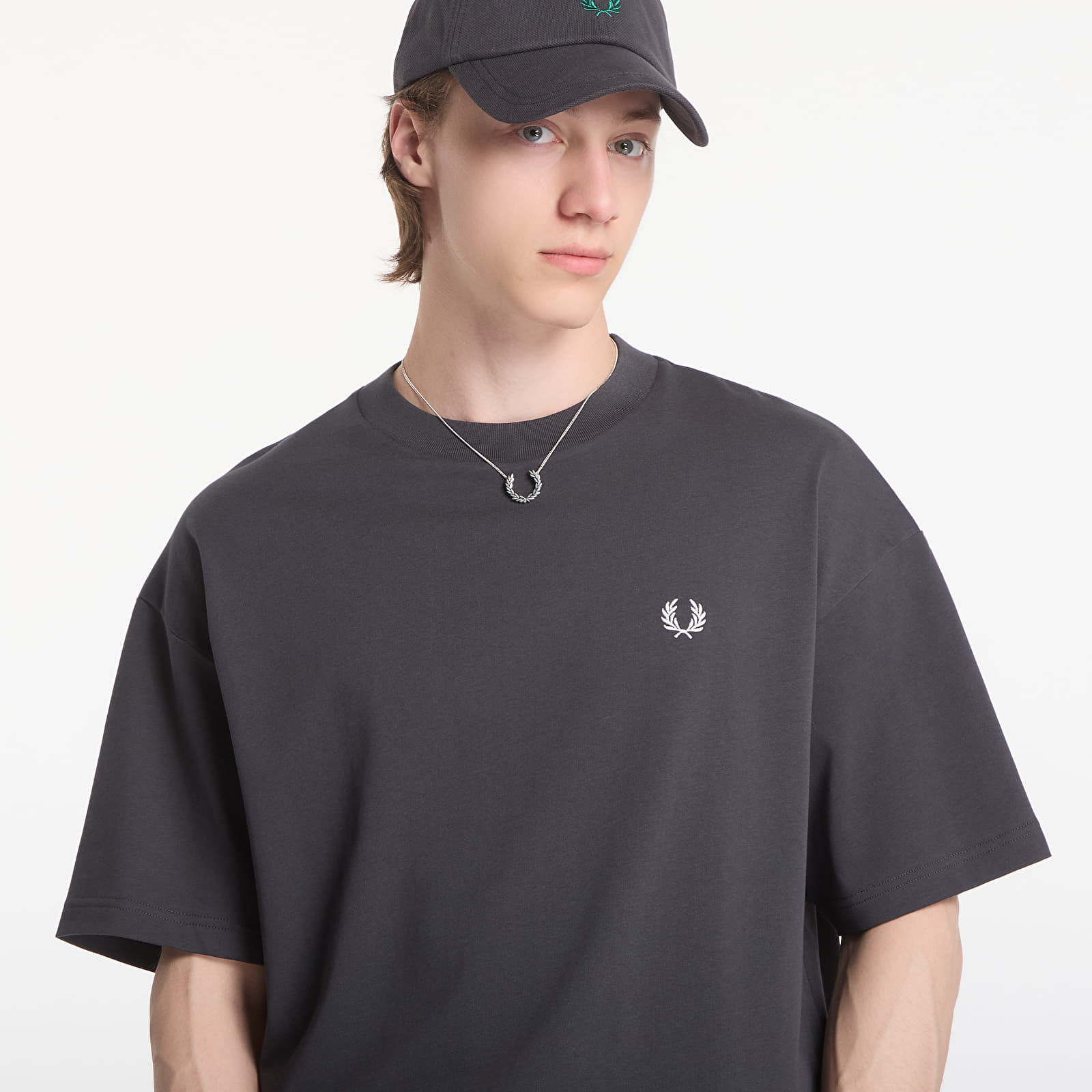 T-Shirts Fred Perry Back Print Lrl Wreath T-Shirt Black