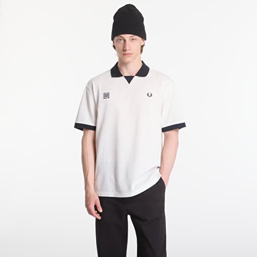 Tricou Fred Perry Meyba Printed Polo Shirt Beige