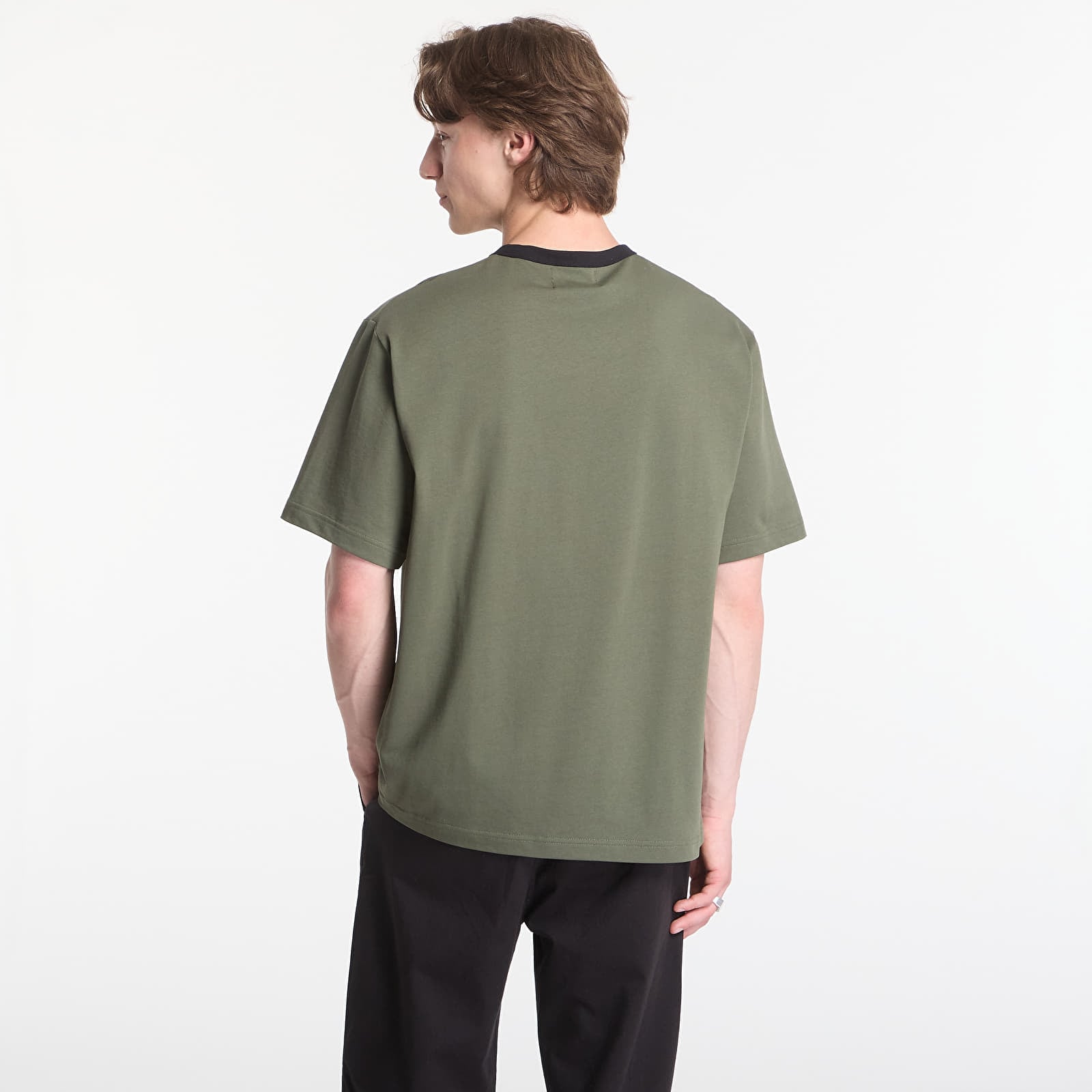 Men's T-shirts Fred Perry Meyba Ringer T-Shirt Green
