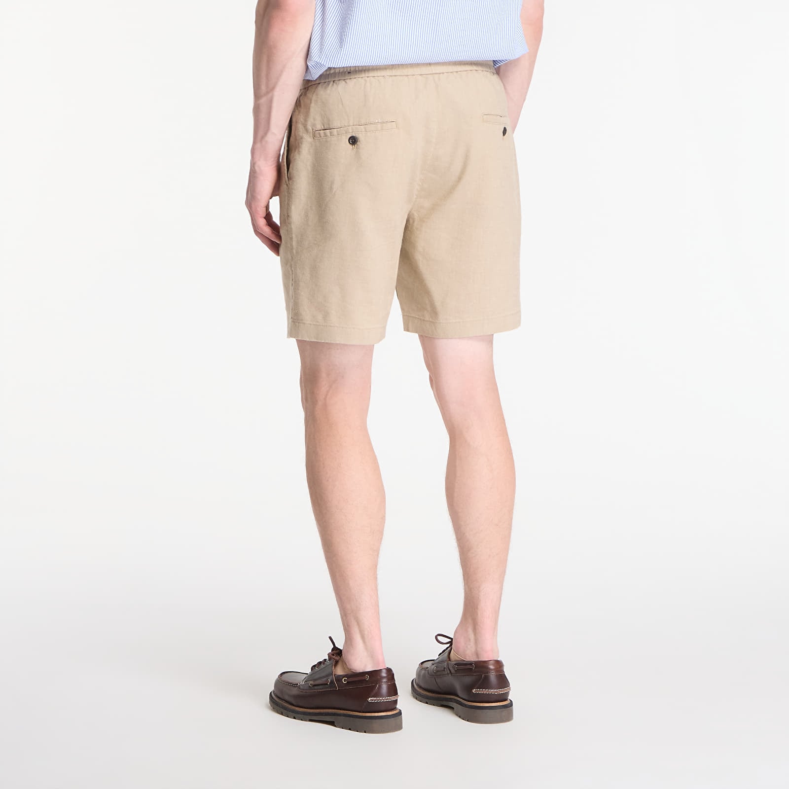 Shorts Tommy Hilfiger Dover 8" PO Sorona Linen Batique Khaki