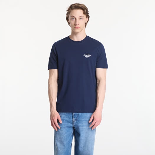 T-shirt Tommy Hilfiger Nautical Back Photo Regular Tee Carbon Navy